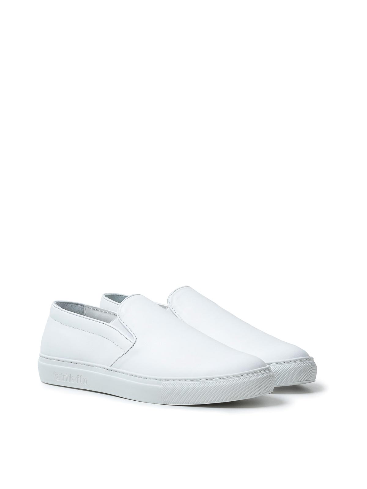 Shop Pantofola D'oro Slip-on Sneakers In White