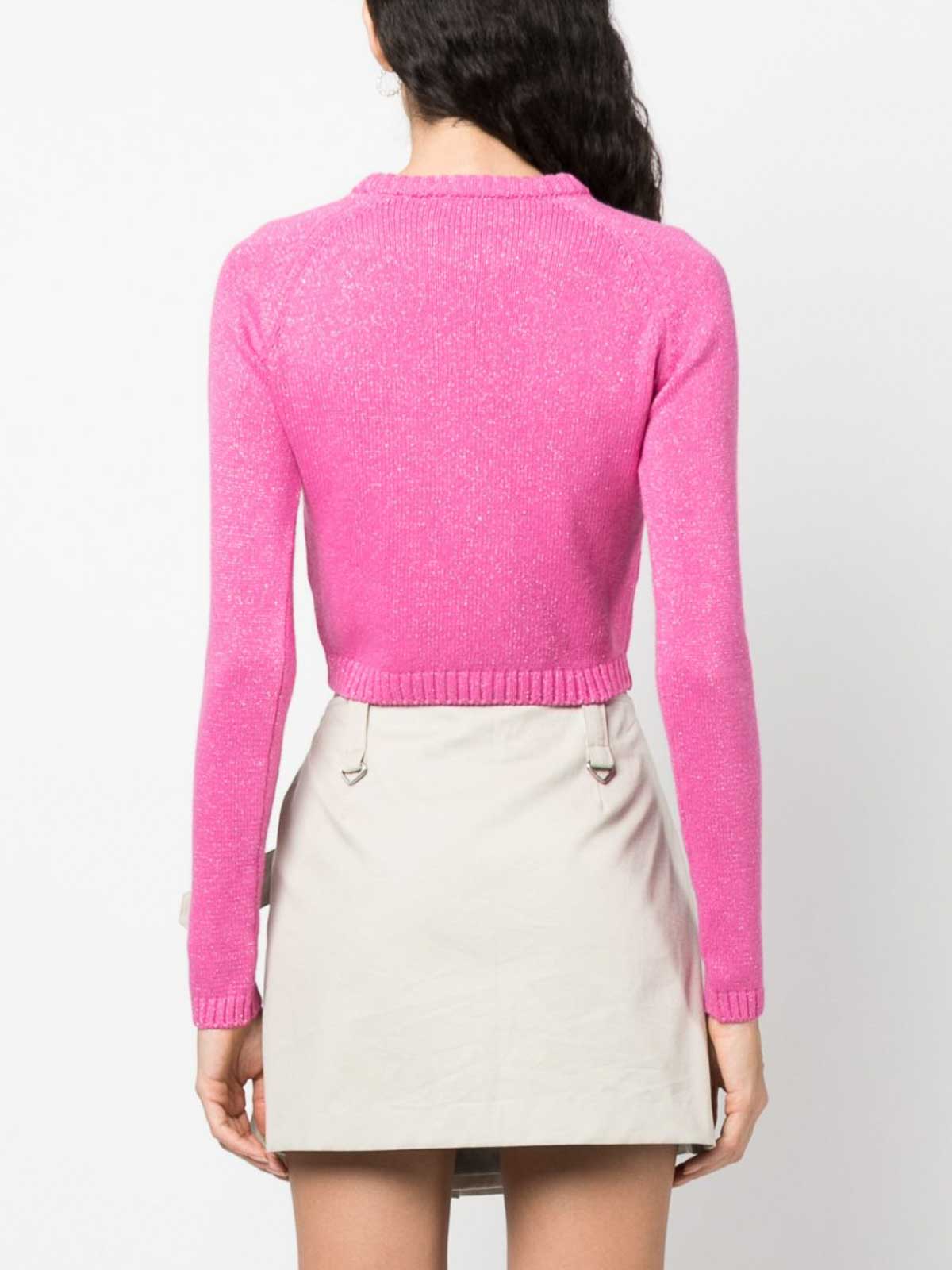 Shop Chiara Ferragni Suéter Con Escote Barco - Rosado In Pink