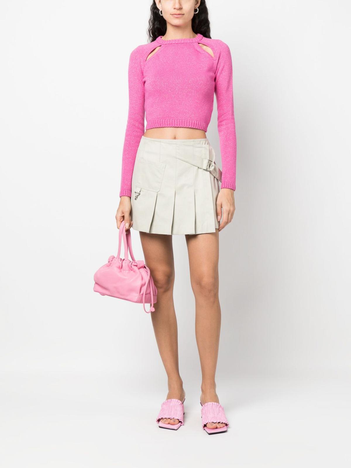 Shop Chiara Ferragni Suéter Con Escote Barco - Rosado In Pink