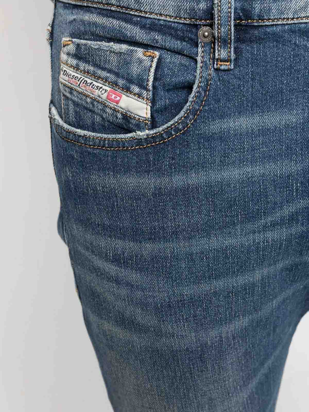 Shop Diesel Jeans Acampanados - Lavado Claro In Light Wash