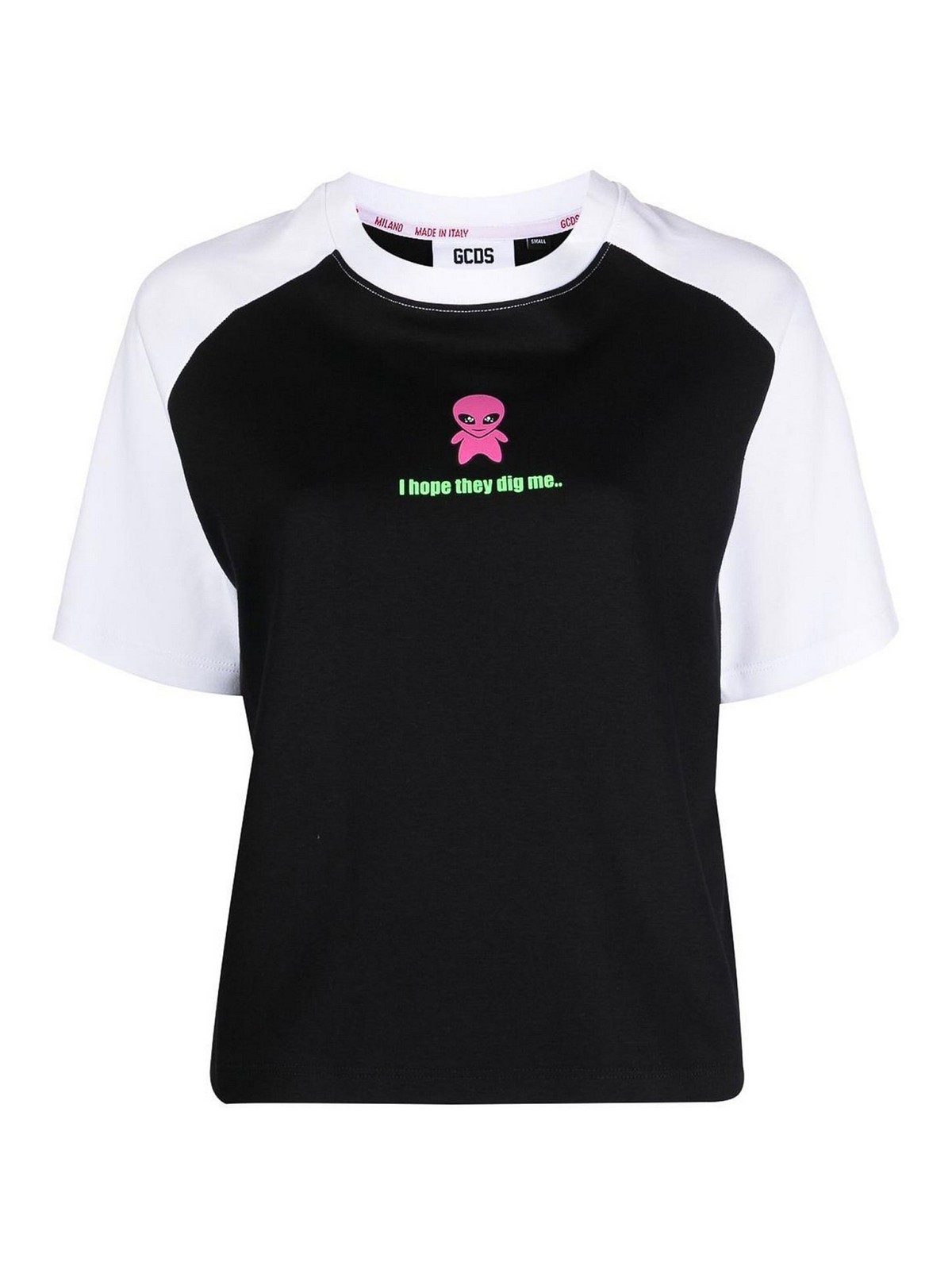 Shop Gcds Alien T-shirt In Black