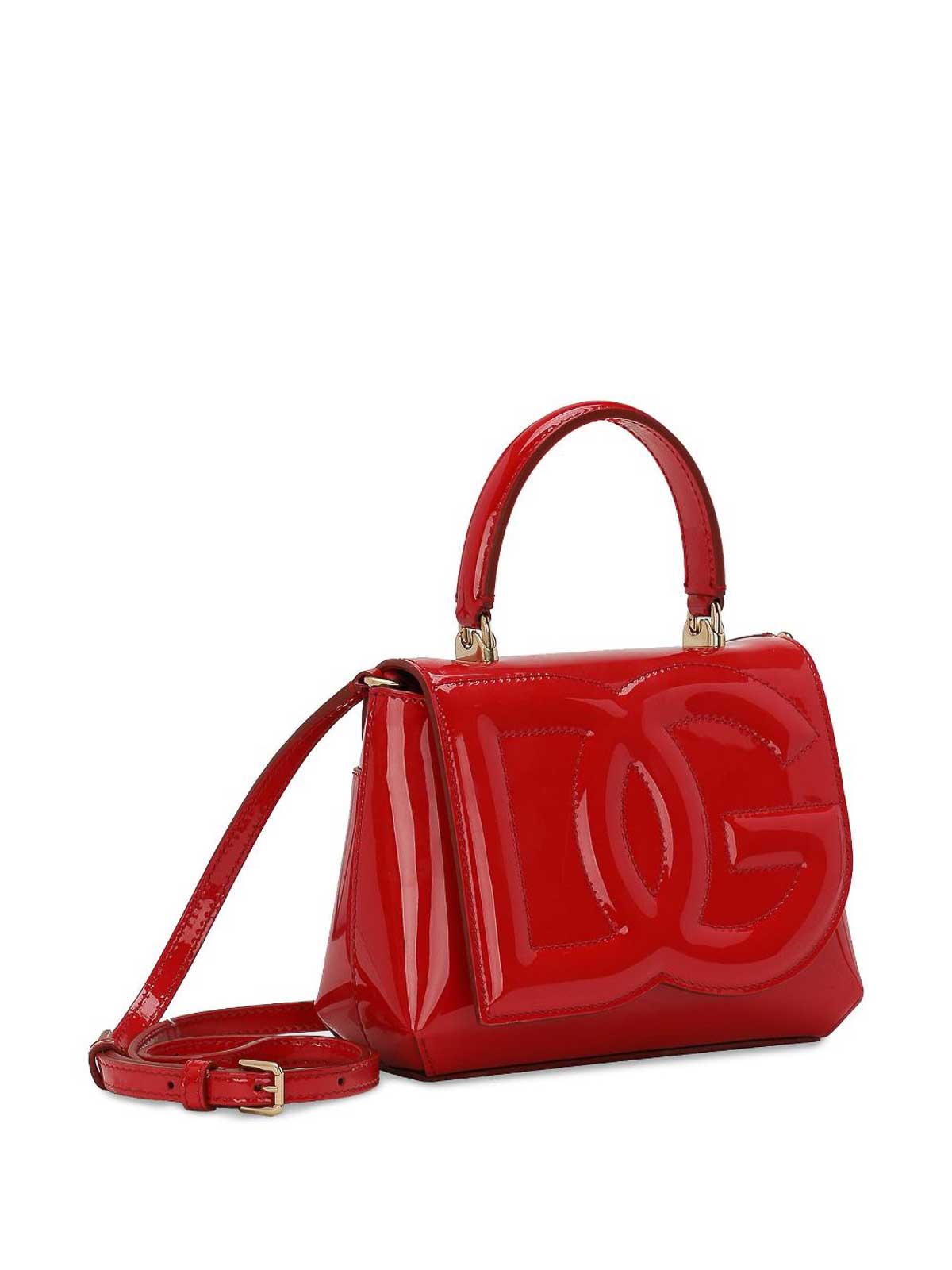 新品★Dolce＆Gabbana■3.5 レザークロスボディバッグ レッド Dolce & Gabbana クロスボディバッグ - 赤 | BB7568A147180315