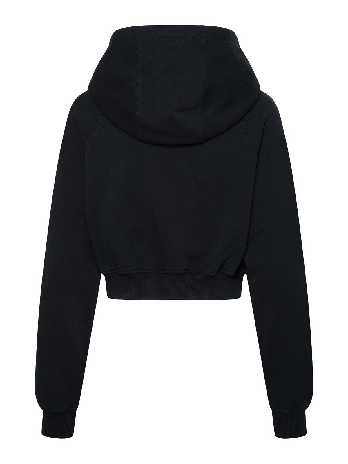 Shop Casablanca Logo Hooded Sweatshirt In Black