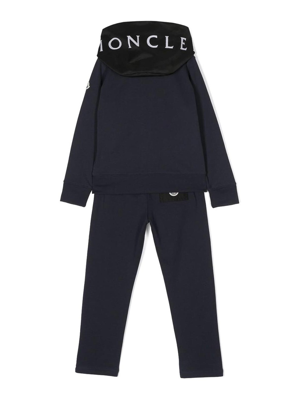 Moncler Embroidered Navy Sweatsuit Set