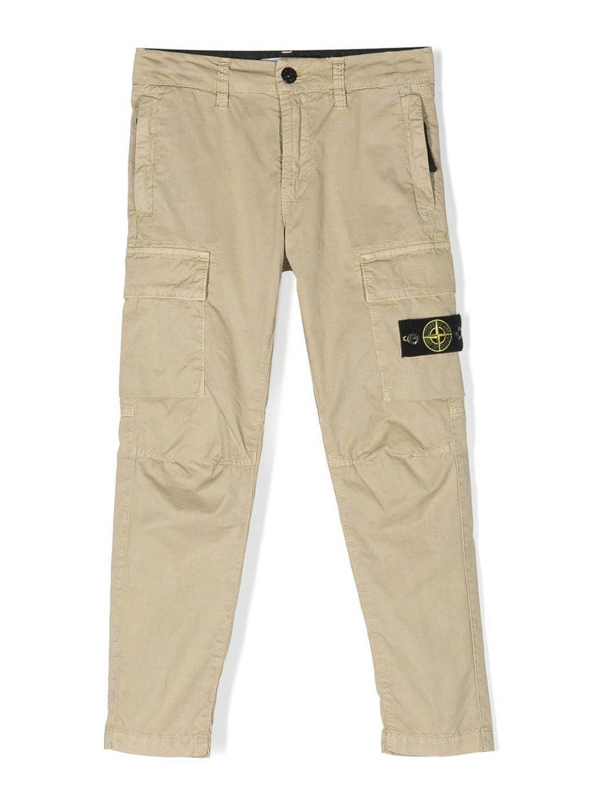 STONE ISLAND JUNIOR Cargo Trousers Navy Blue for boys | NICKIS.com