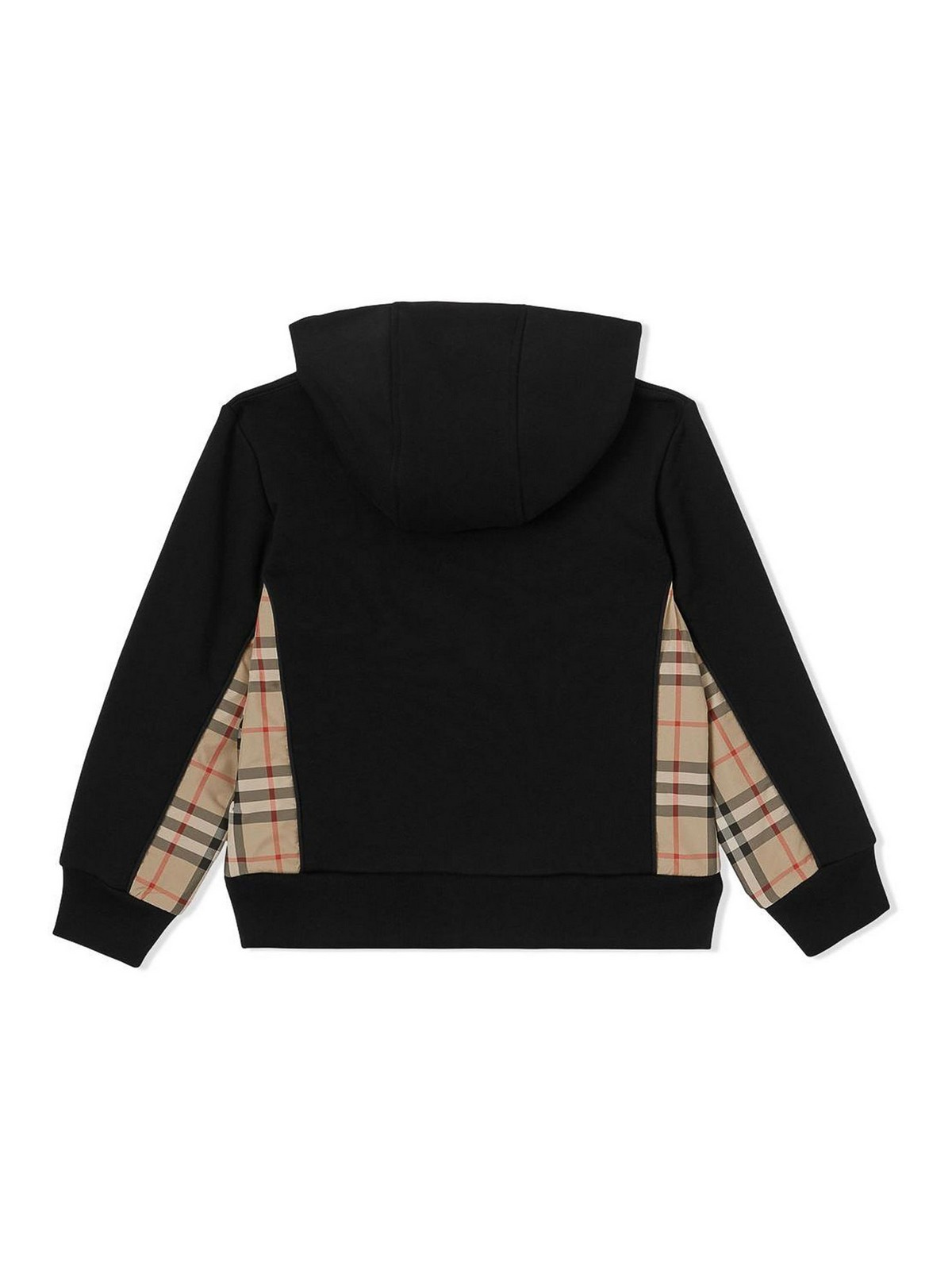 Sweatshirts Sweaters Burberry Check panel hoodie 8060951147212K