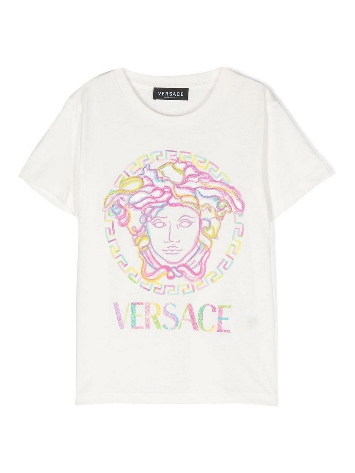 T-shirts Versace Young - La Greca-print T-shirt - 10000521A064832W070K