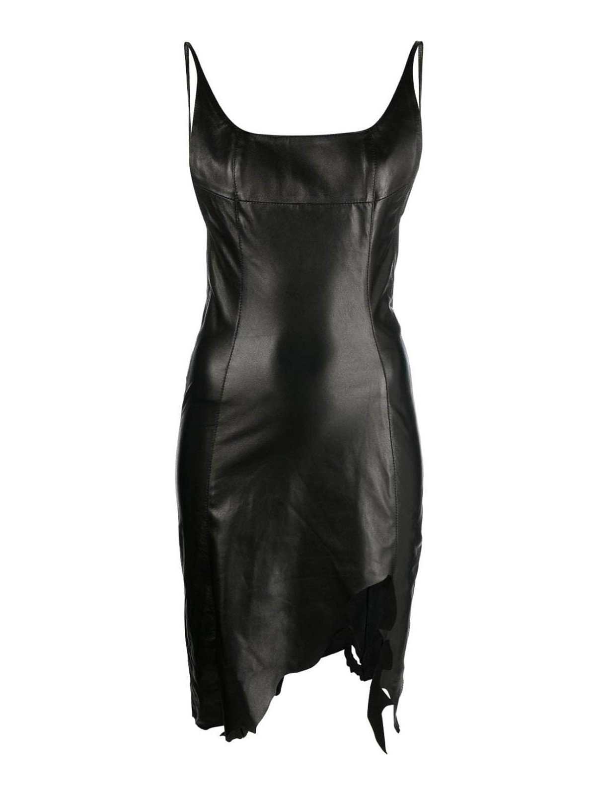 Coperni Black minidress ripped detailing