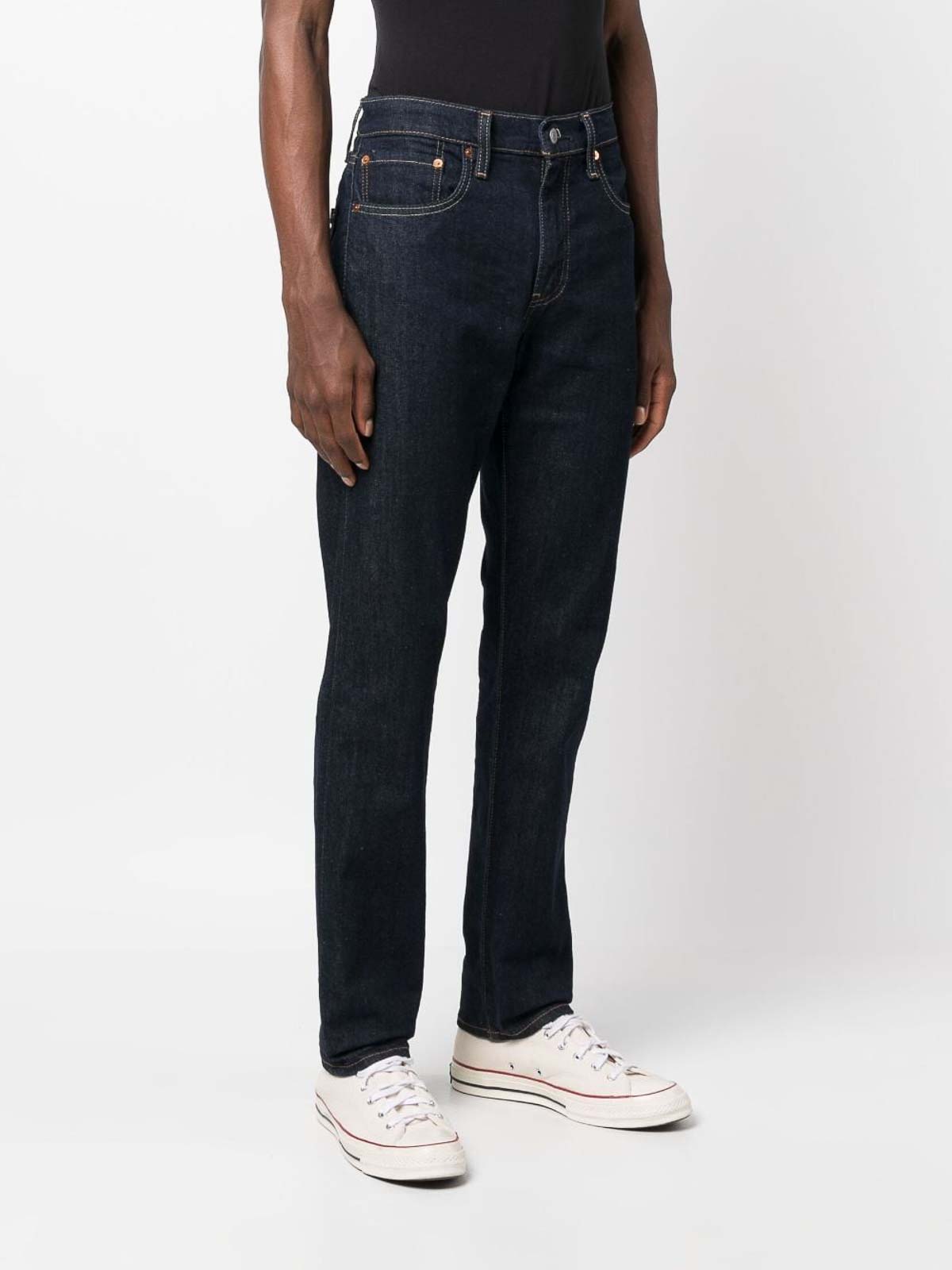 Shop Levi's Straight Leg Jeans In Blue