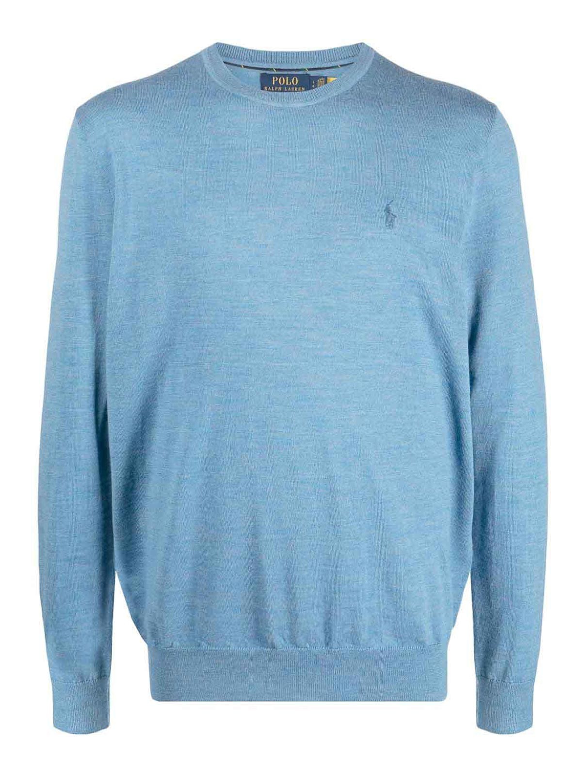 Pull col rond Polo Ralph Lauren Pull Col Rond Bleu