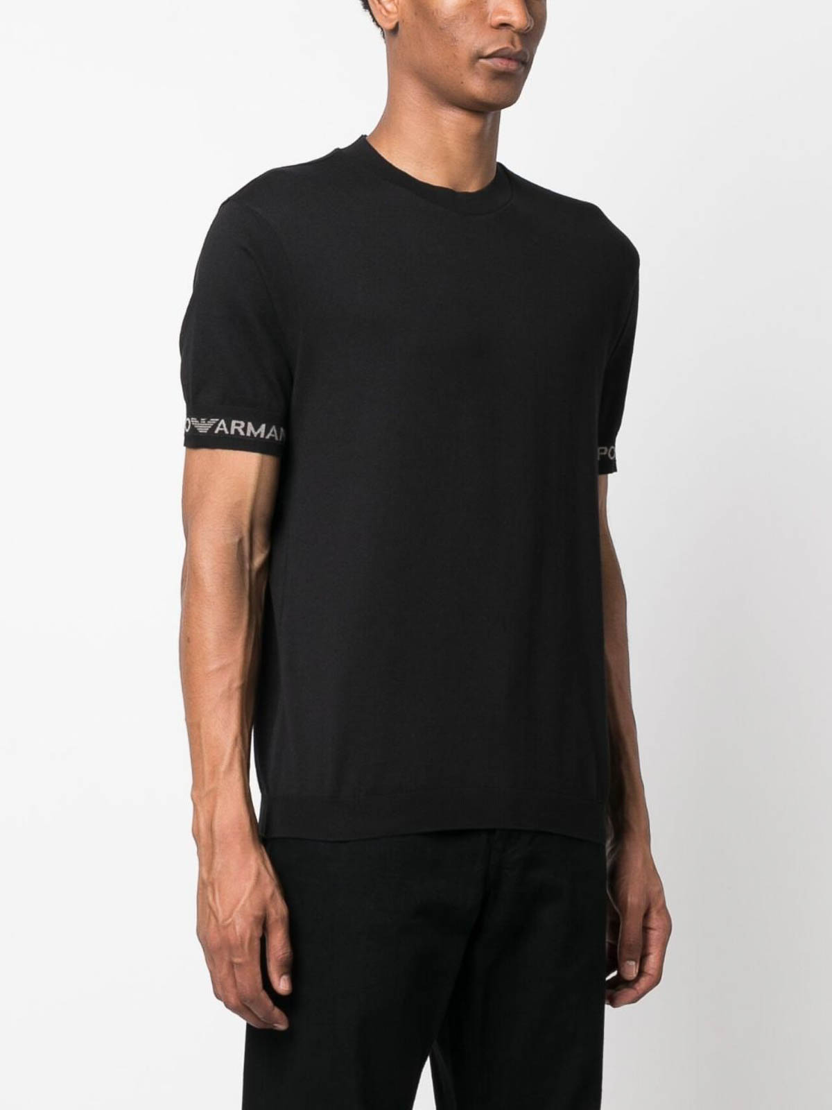 Emporio Armani Tシャツ - 黒 - ブラック | 6R1TEB1JFIZ0093