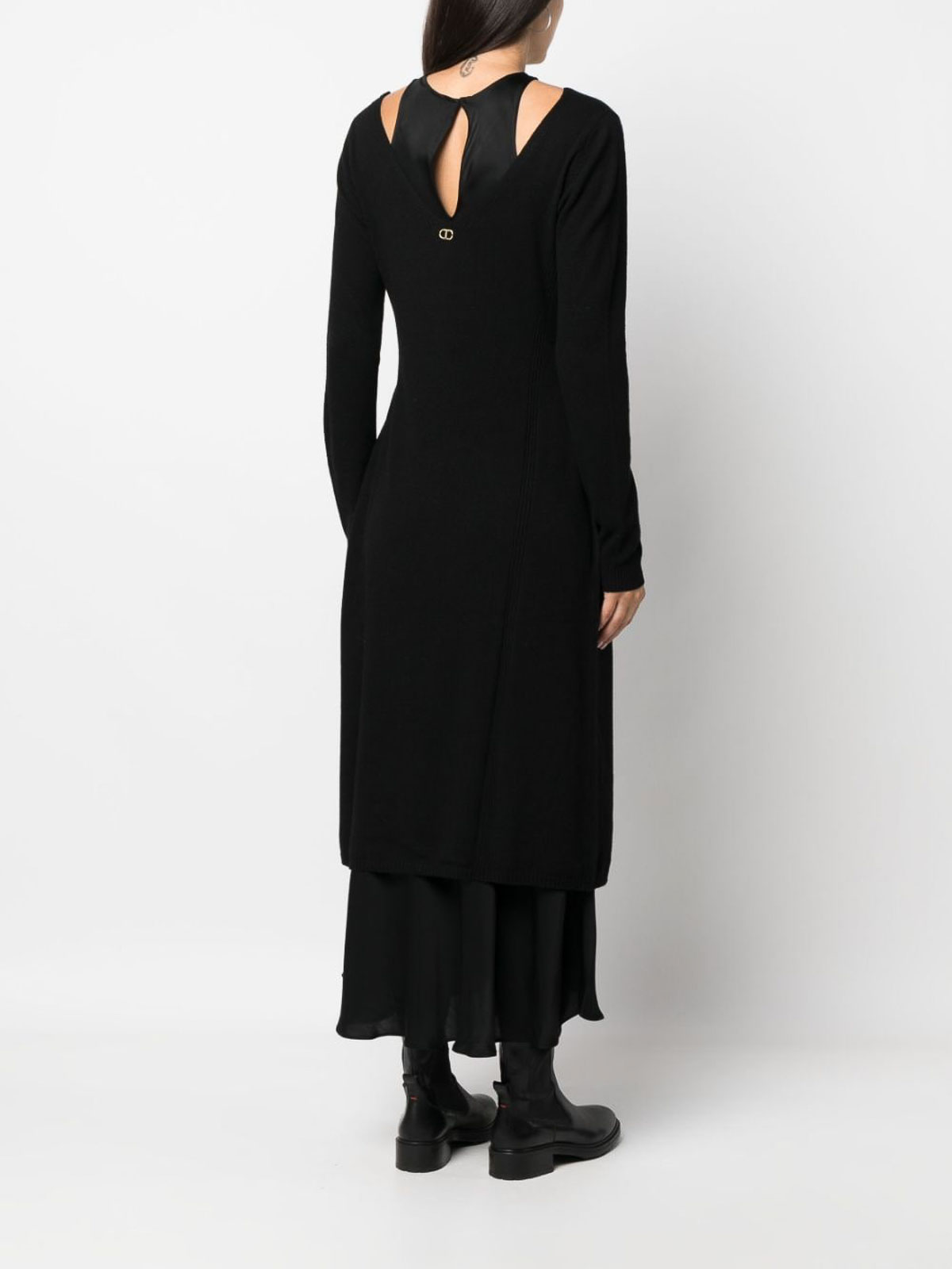 knee length dresses for ladies Vintage Jumper Maxi L (8)