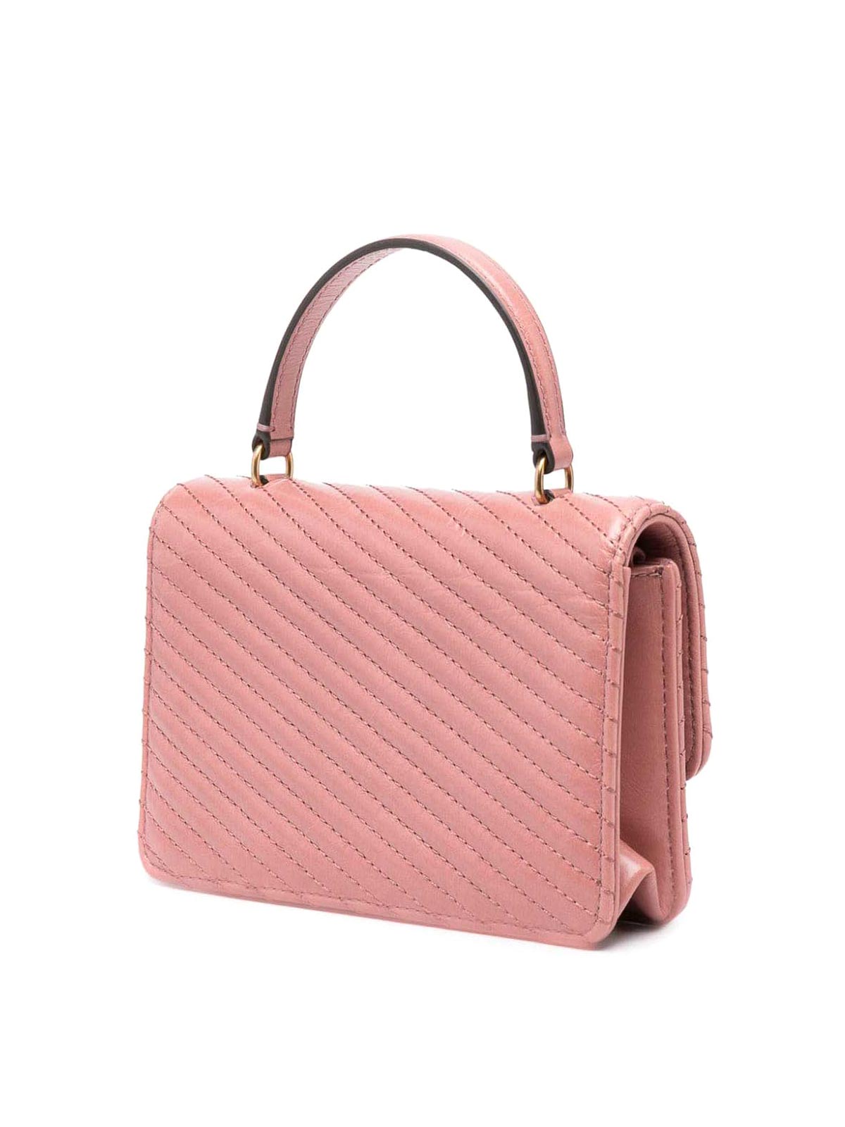 Tory Burch Quilt Crossbody Bag Pink - Nude & Neutrals|155893651