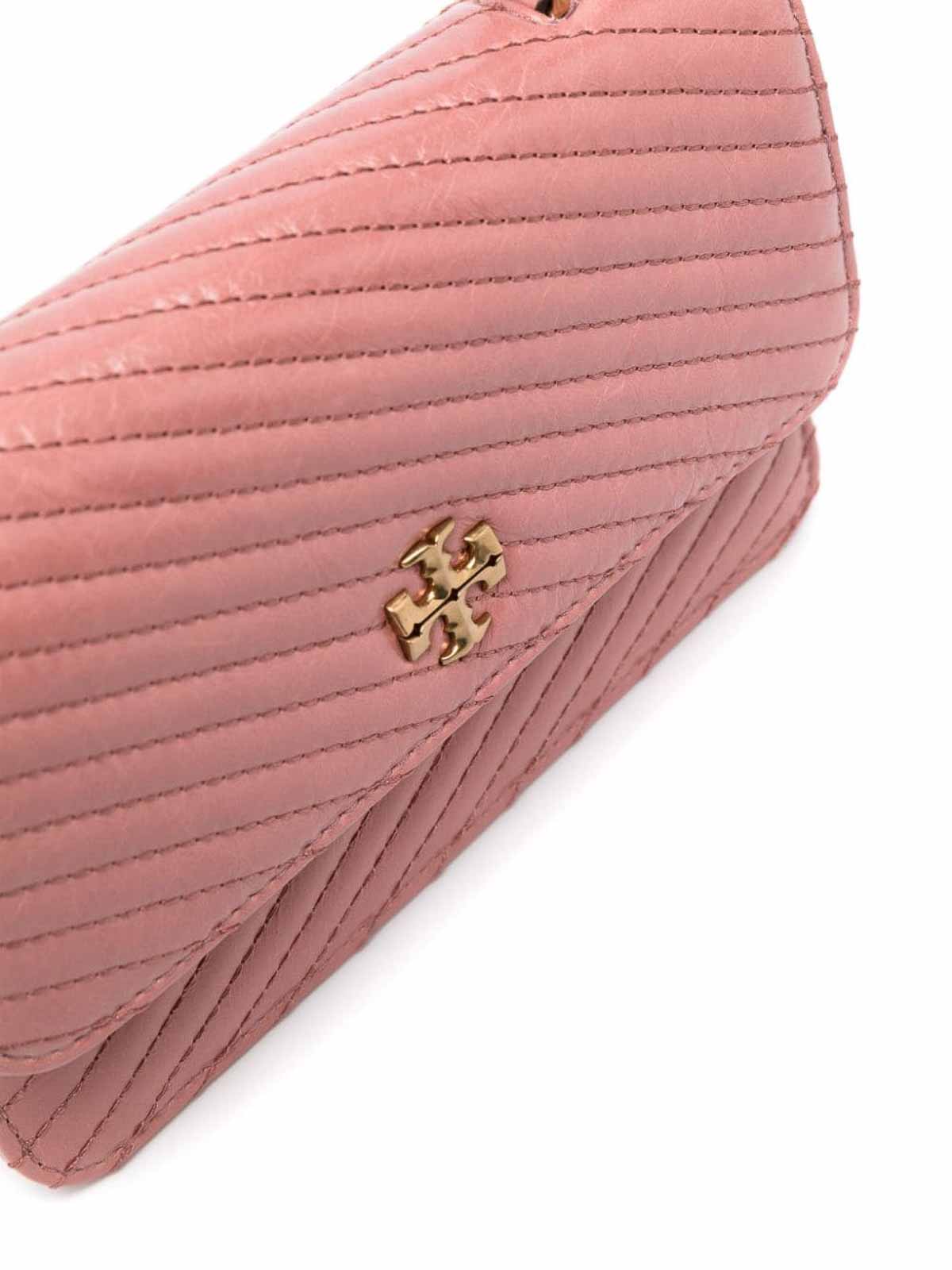 Tory Burch Quilt Crossbody Bag Pink - Nude & Neutrals|155893651