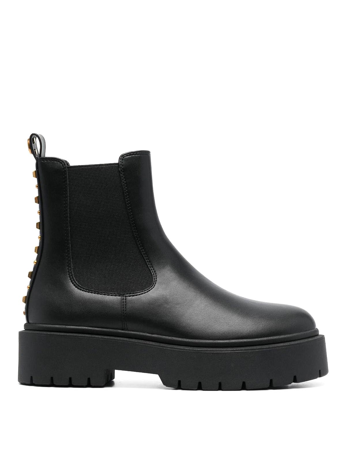 Twinset Mm Studded Chelsea Boots In Black