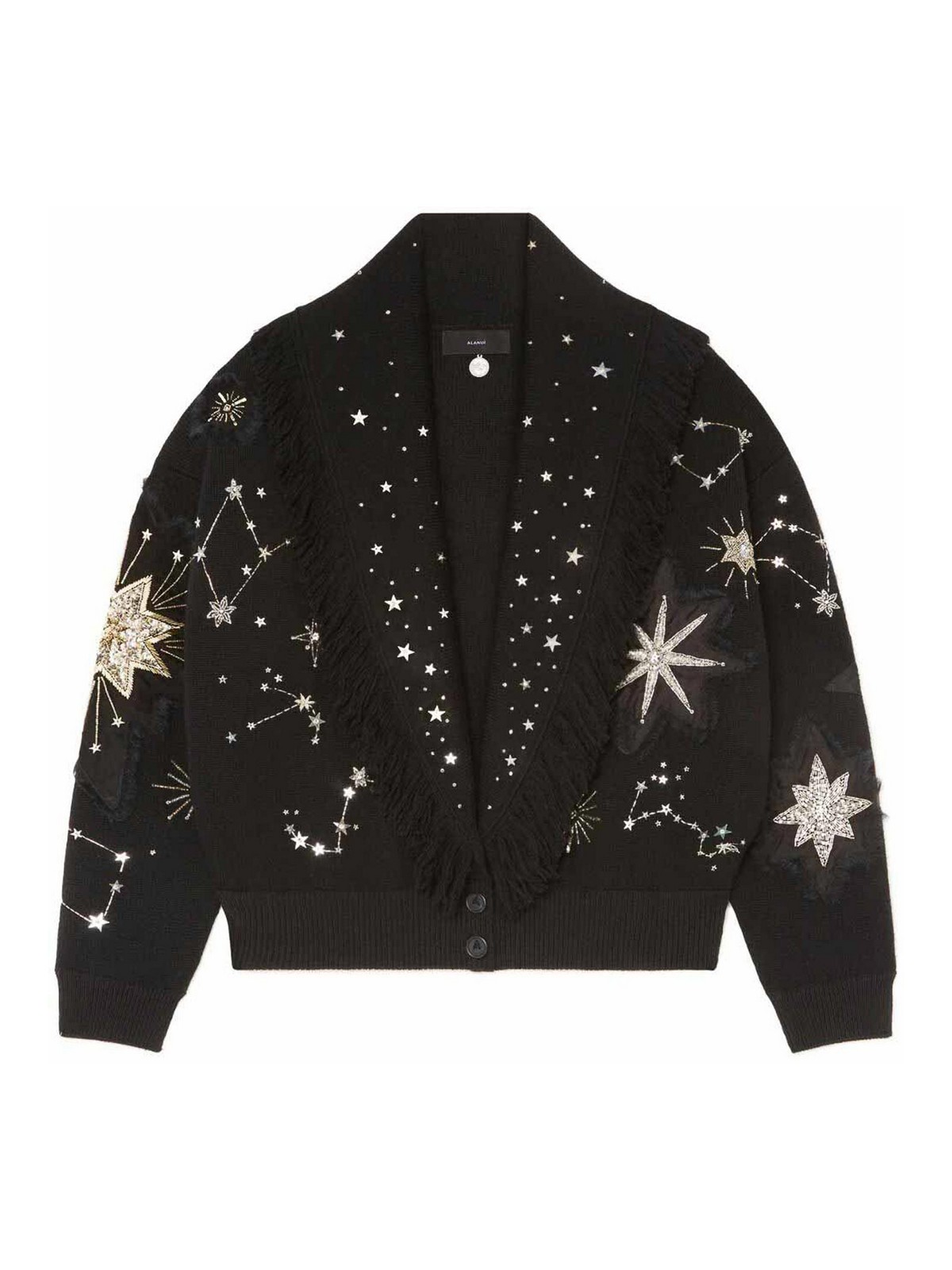 Alanui `the wandering star` knit cardigan|LWHB026F23KNI0031078