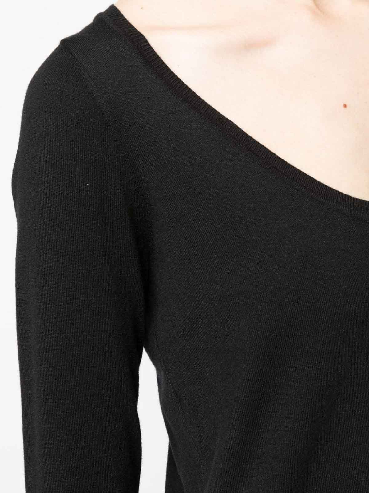Shop Blugirl Round Neck Sweater In Black