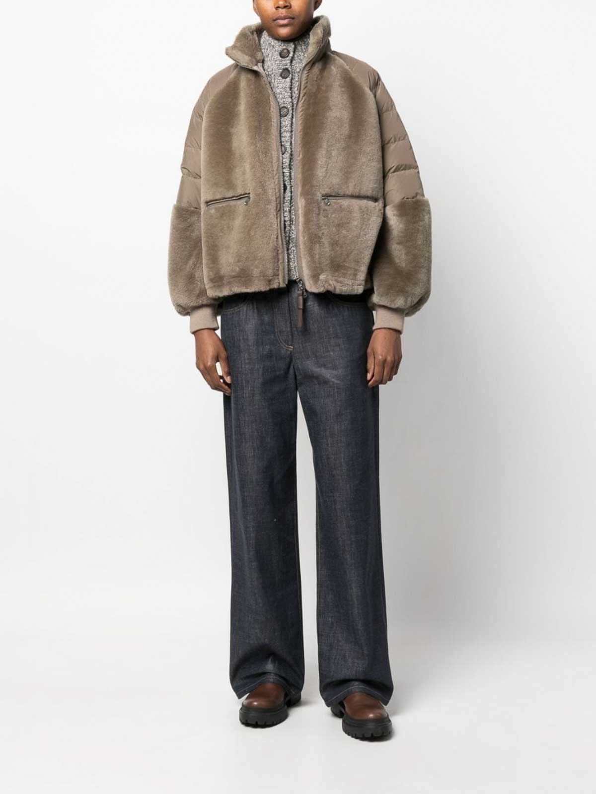 BRUNELLO CUCINELLI コットンジャケット　美品！ Brunello Cucinelli Techno Cotton Gabardine Shirt Style