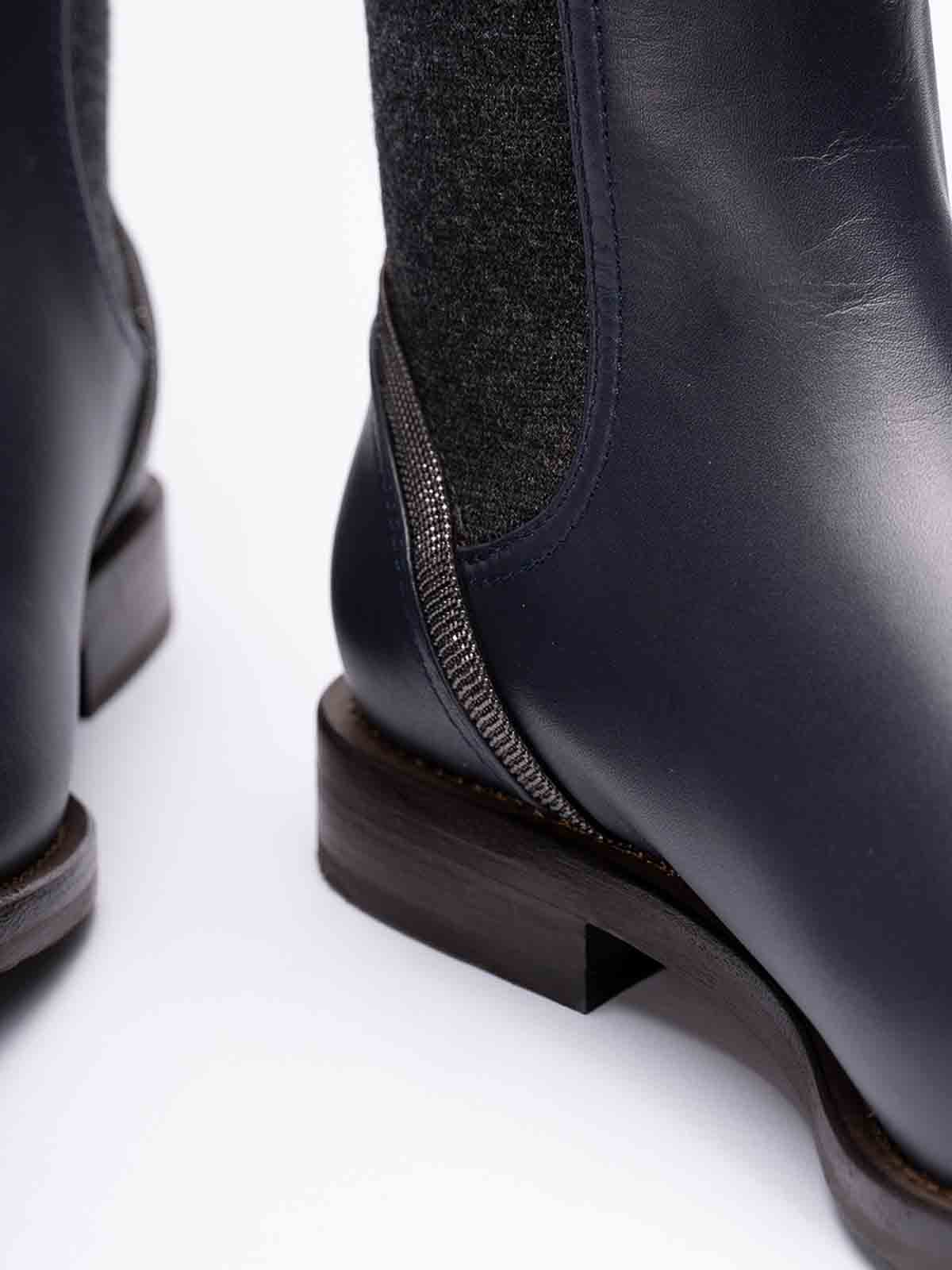 Brunello Cucinelli Leather ankle boots Women MZNAC2560C8901
