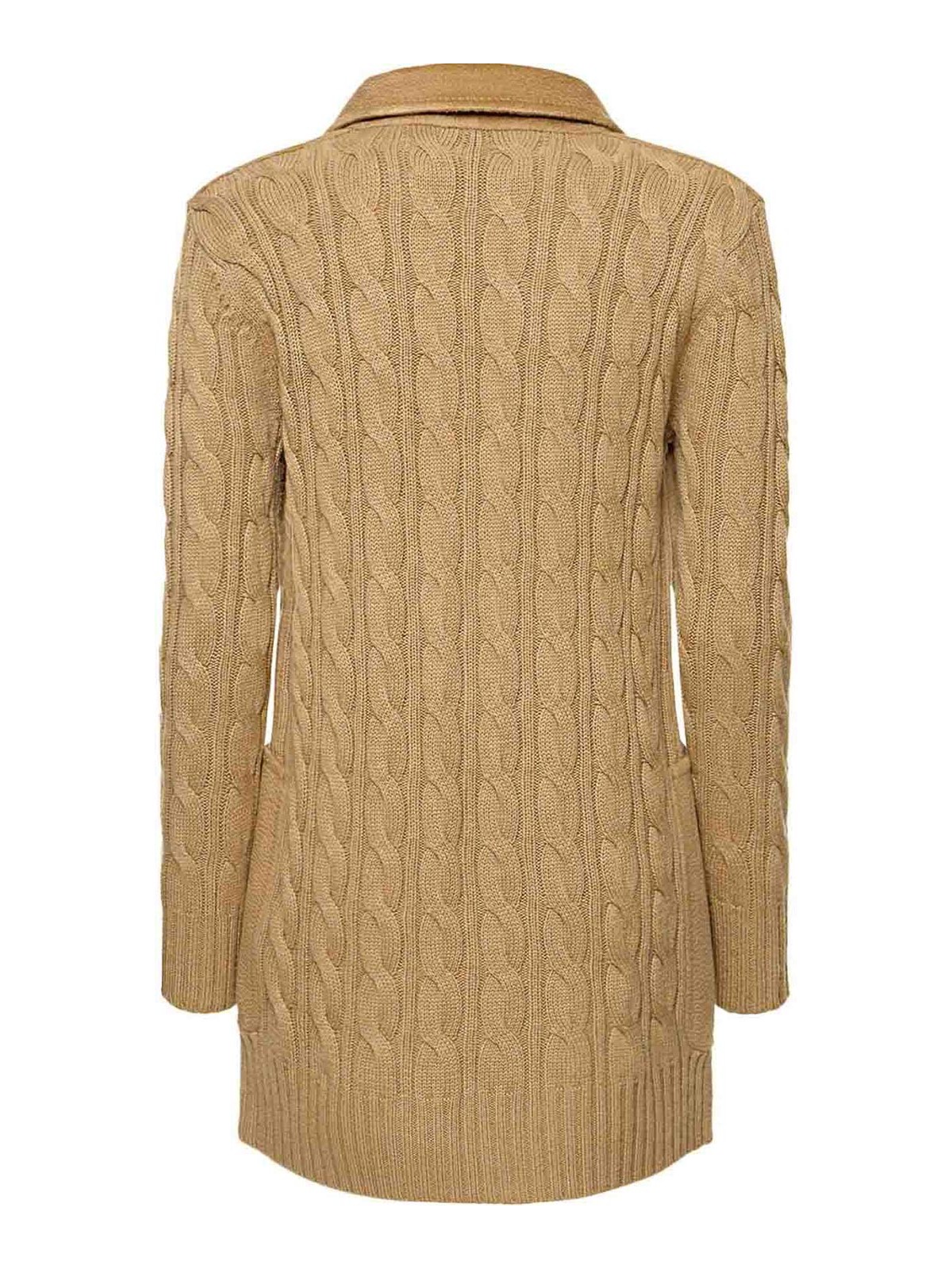 Shop Max Mara Dalida Jacket In Wool And Cashmere In Camel