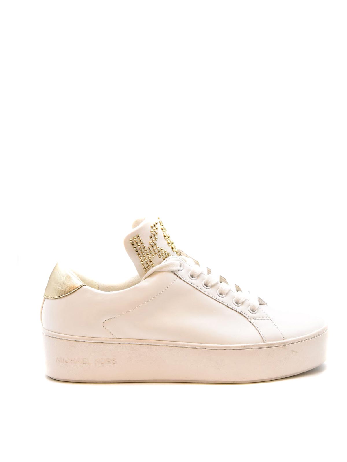 Shop Michael Kors Sneakers In White