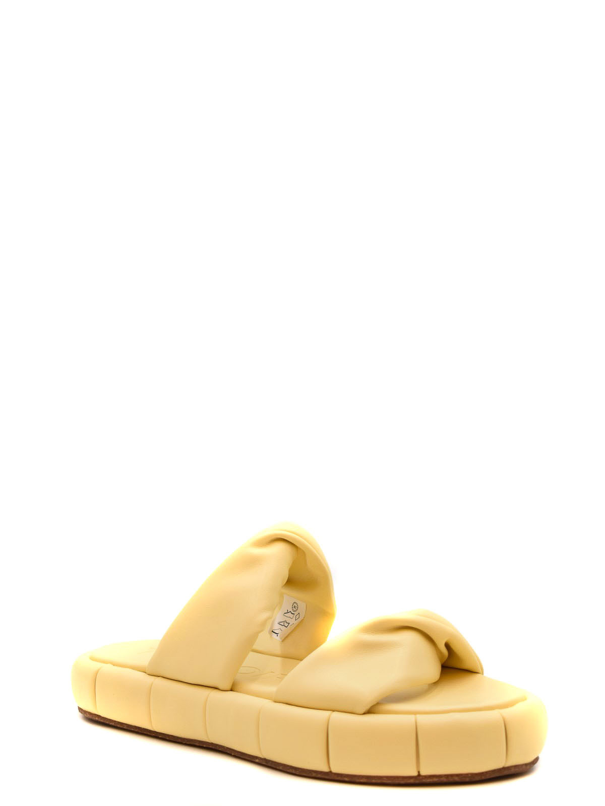 Shop Themoirè Sandals In Cream