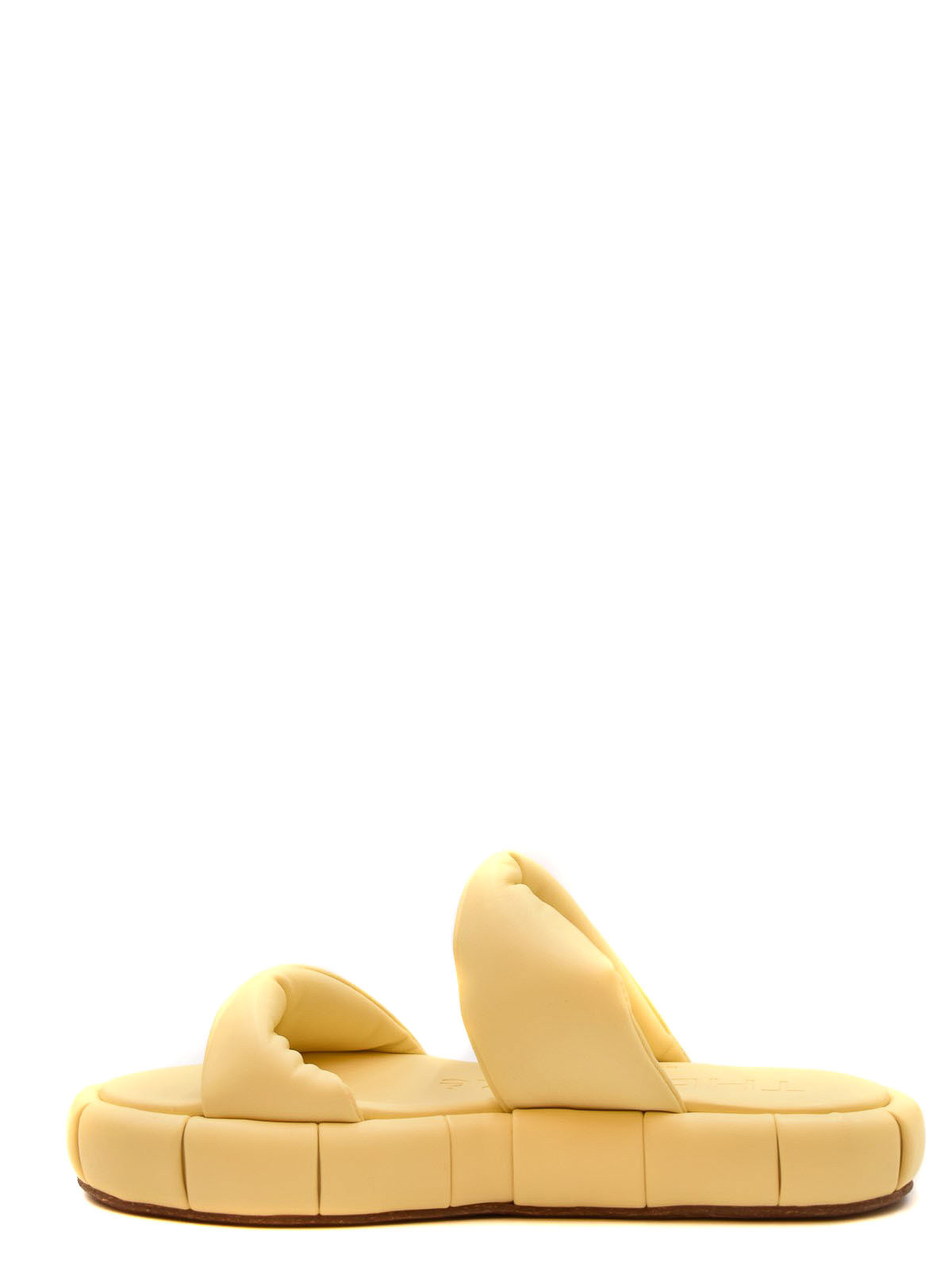 Shop Themoirè Sandals In Cream