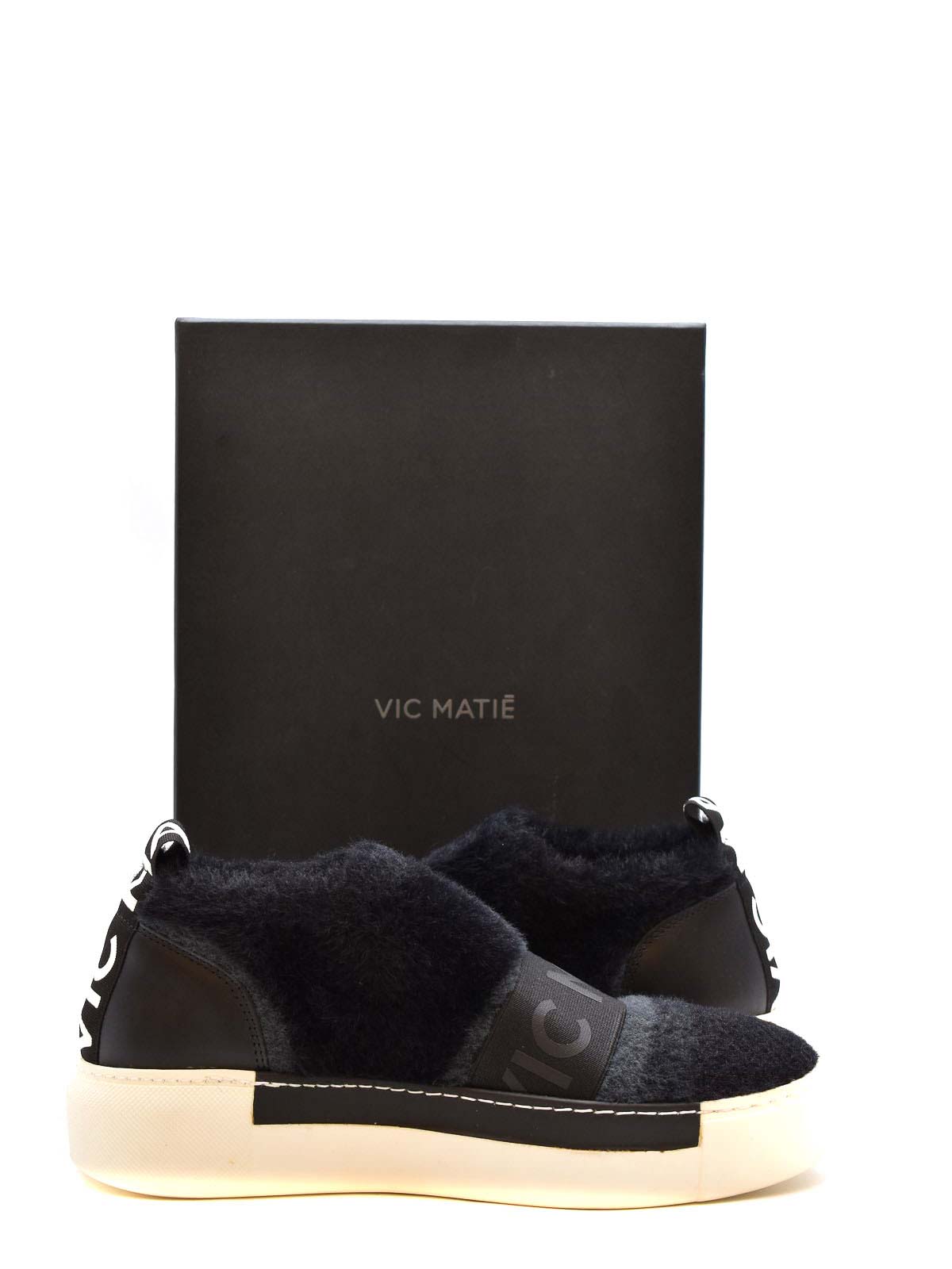 Shop Vic Matie Sneakers In Black