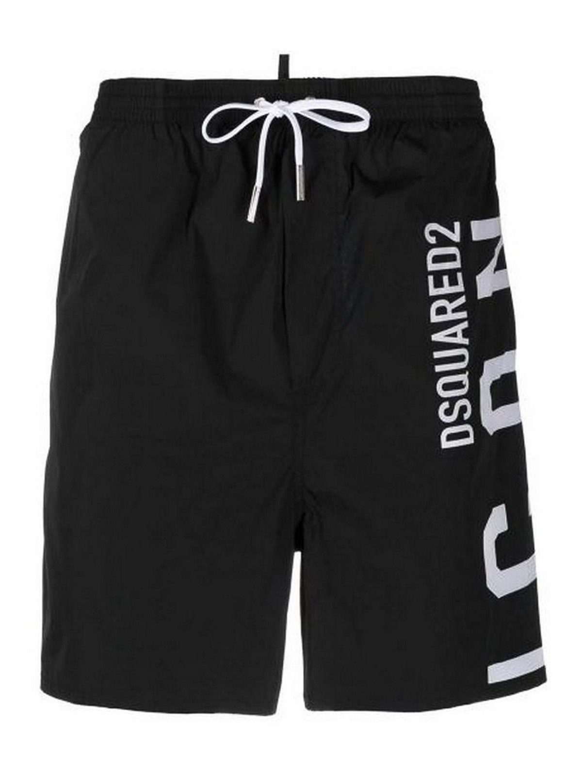 Dsquared2 Logo Swim Shorts In Black