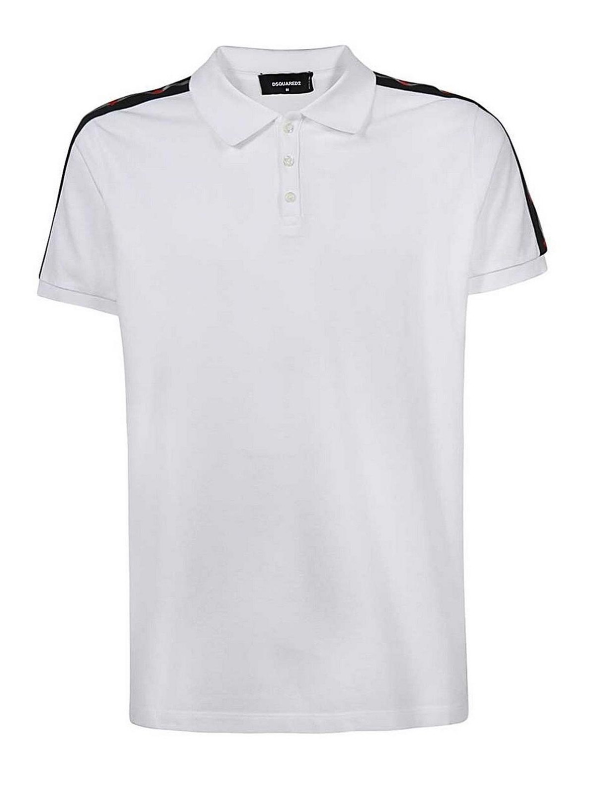 Dsquared2 Cotton Polo Shirt In White