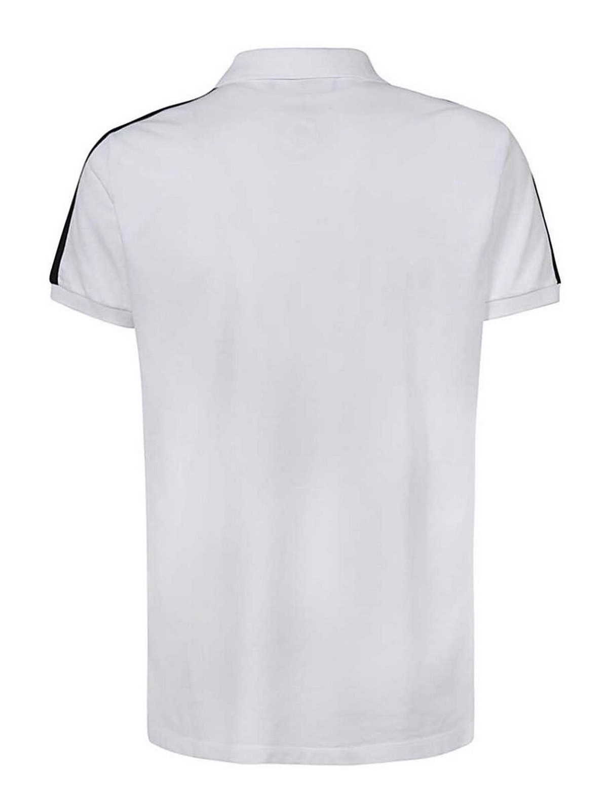 Shop Dsquared2 Cotton Polo Shirt In White