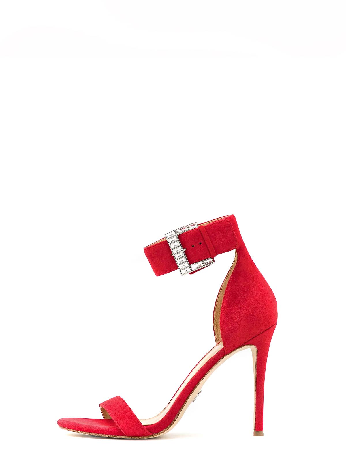 Shop Michael Kors Stiletto Sandals In Red