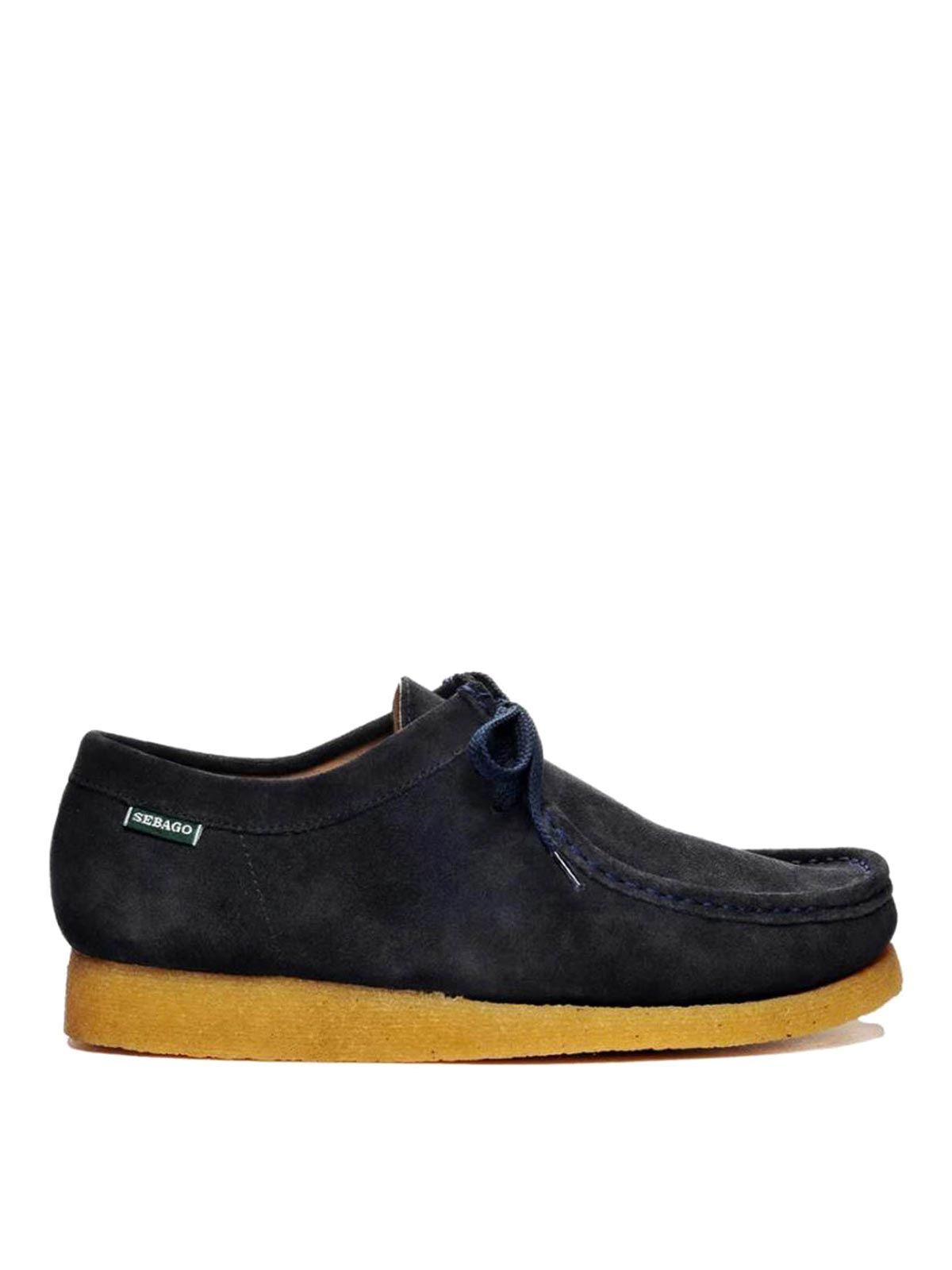 Shop Sebago Suede Loafers In Blue