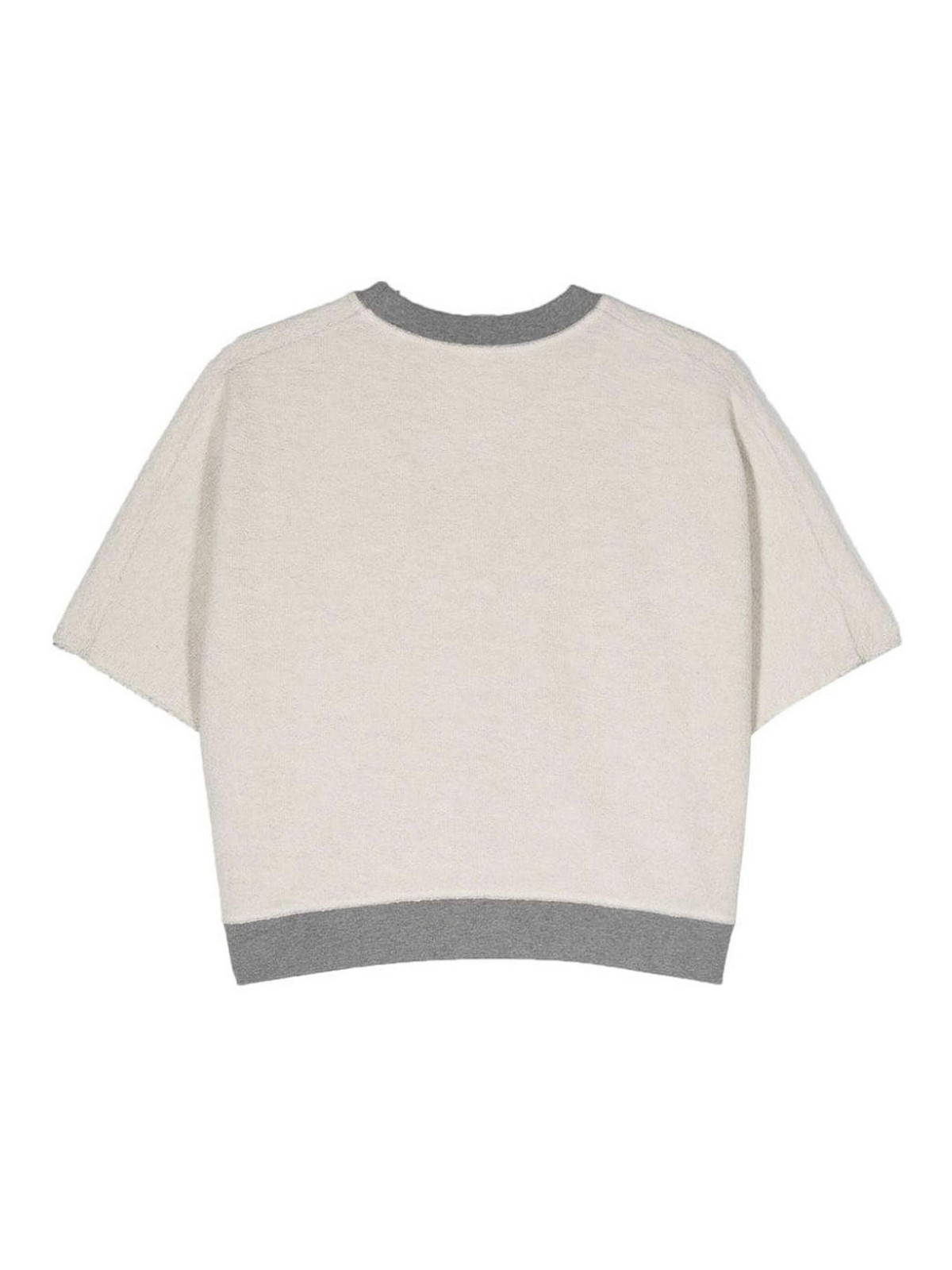 Shop Autry Short-sleeved Sweatshirt In Black