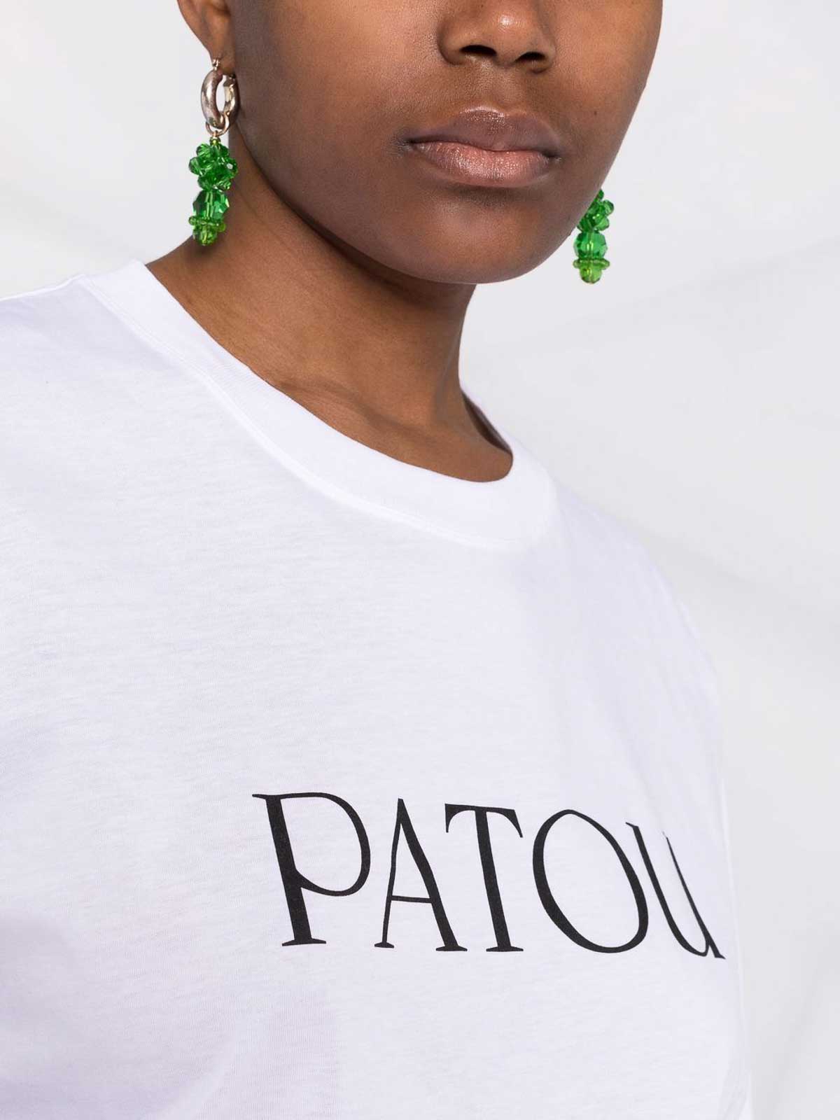 Shop Patou T-shirt With Print In White
