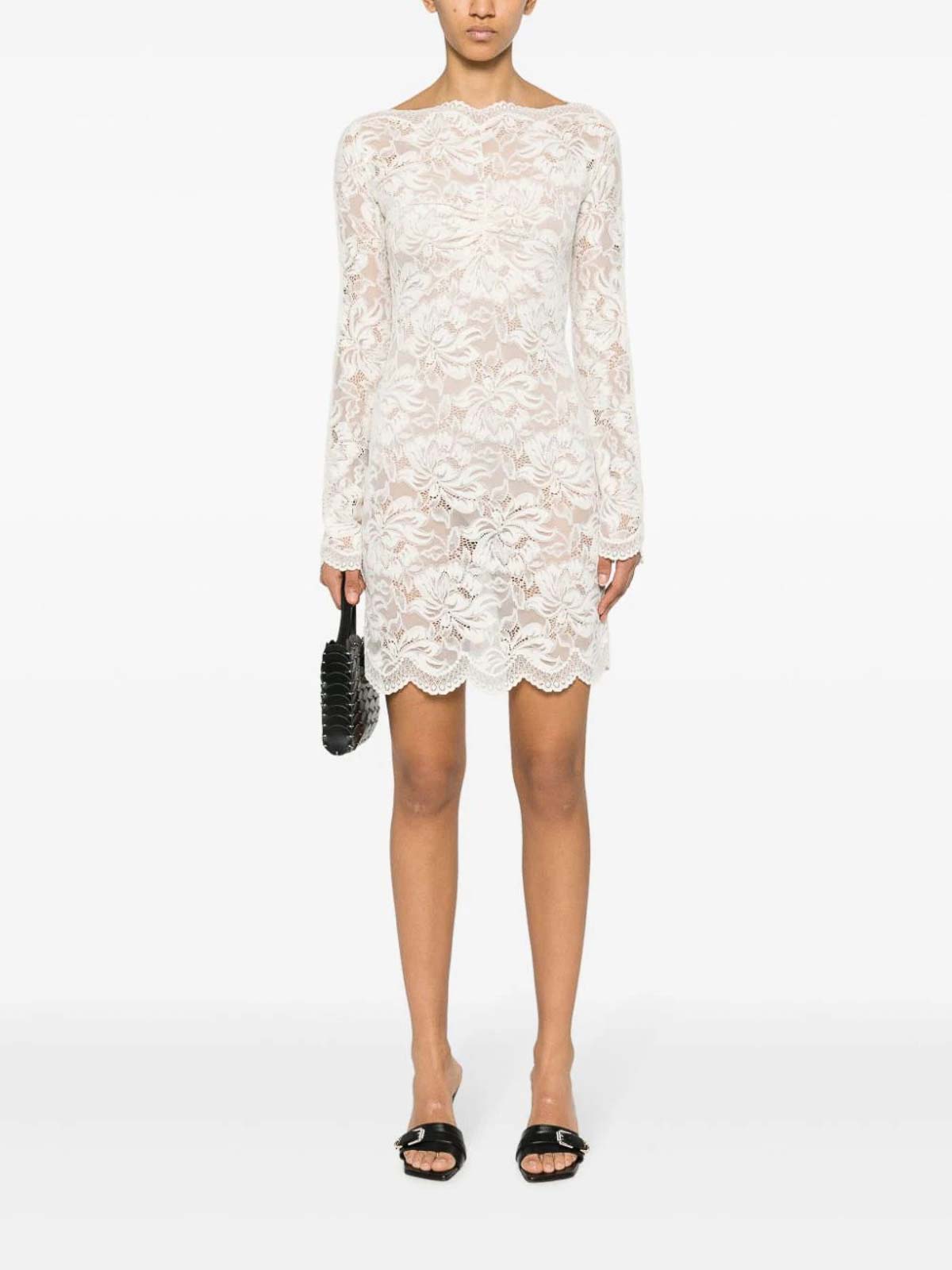ワンピース RABANNE Woman Dress White 25PJRO027PA0170 P105 ホワイト（白）系 Rabanne(ラバンヌ) ワンピース(レディース