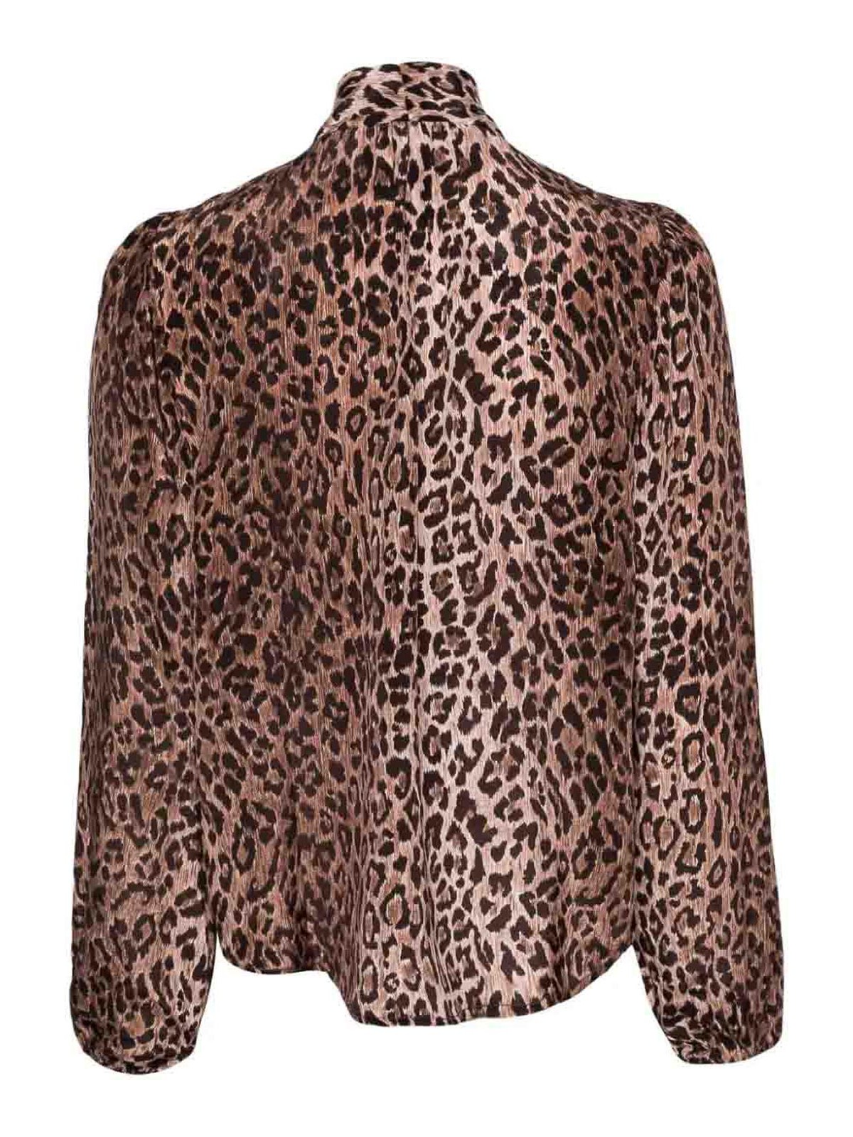 Shop Rixo London Camisa - Estampado Animalier In Animal Print