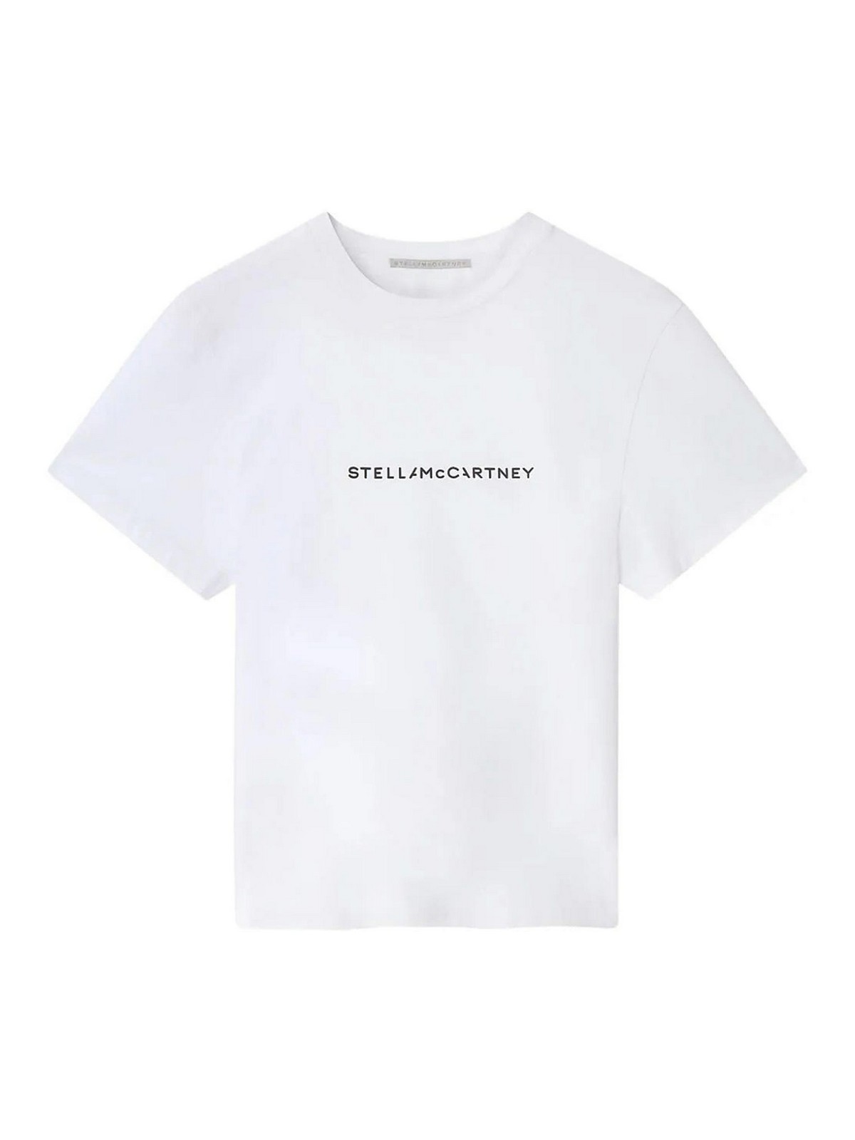Shop Stella Mccartney Star Iconics T-shirt With Print In White