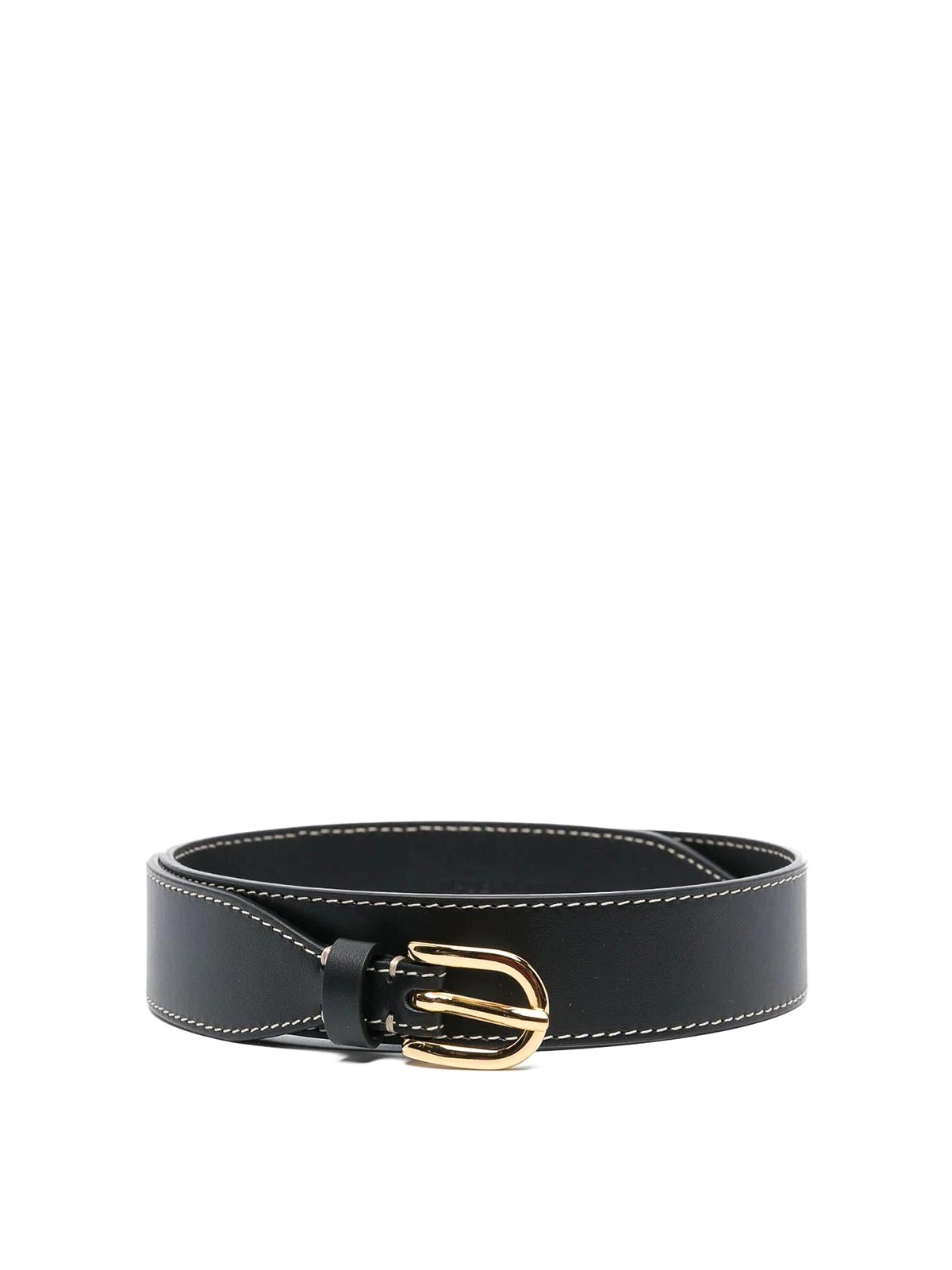 Shop Marni Belt With Print In Black