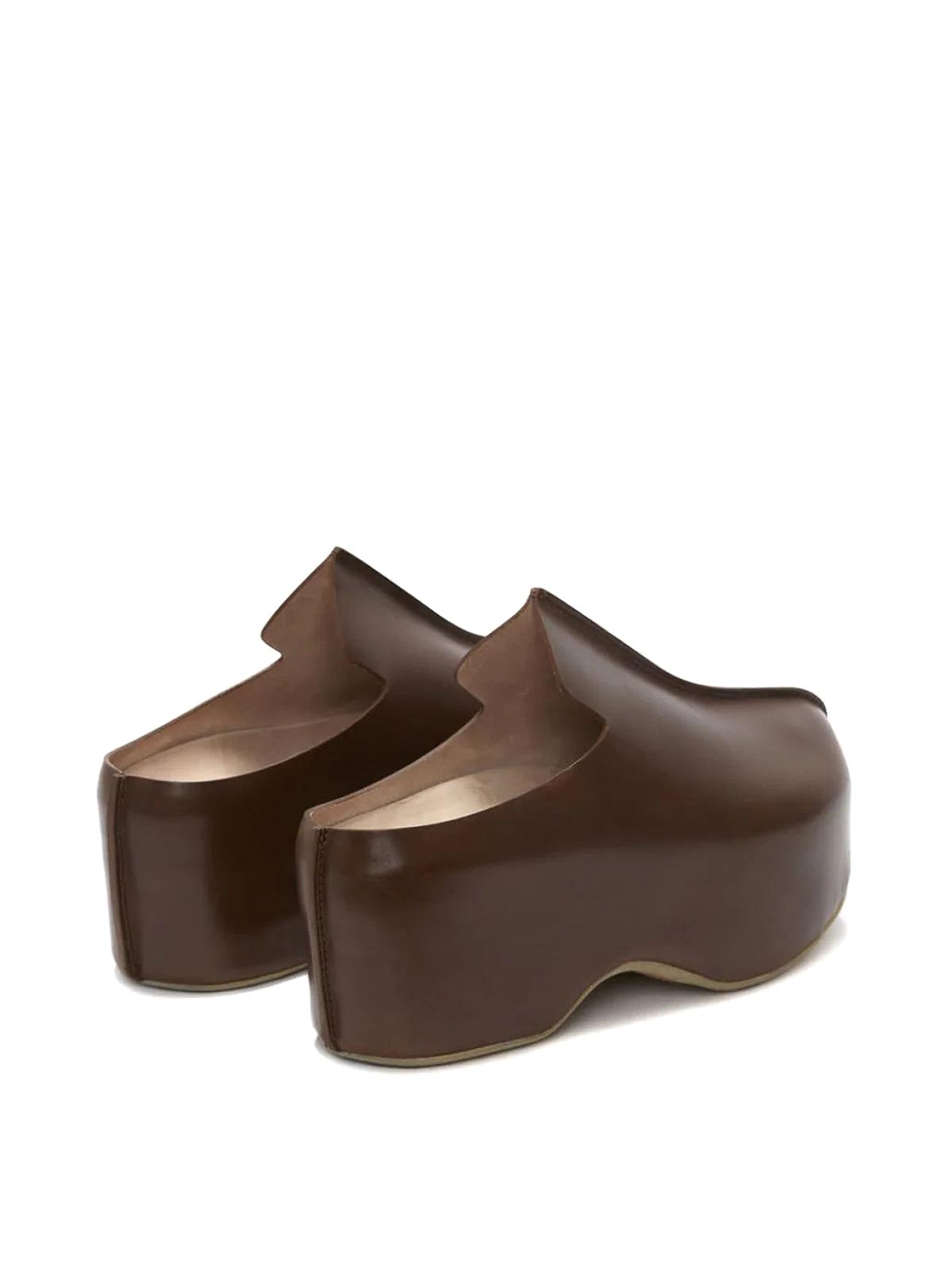 Shop Jw Anderson Clogs With Raised Sole In Brown