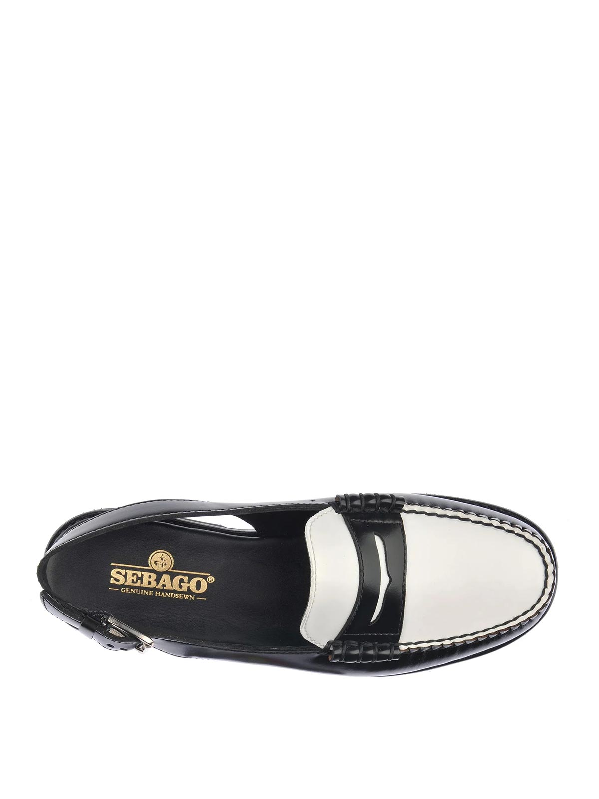 Shop Sebago Polaris Loafers In Black