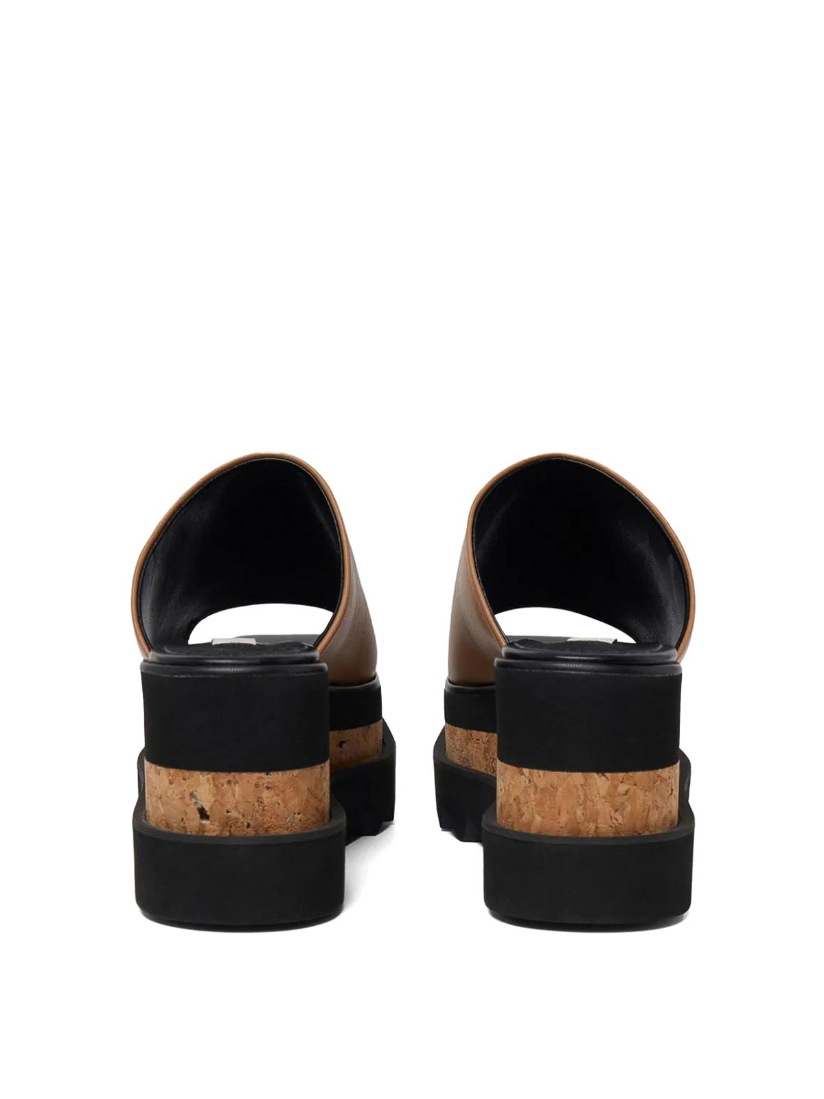 Shop Stella Mccartney 80mm Platform Sneak-elyse Sandals In Beige