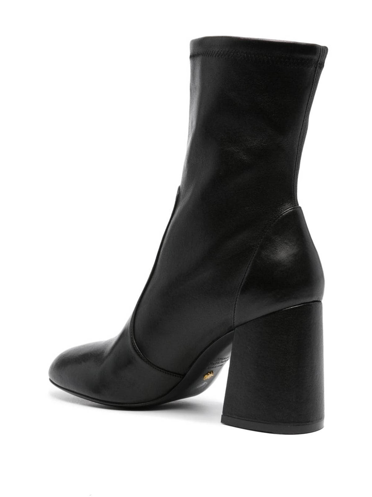 Shop Stuart Weitzman 85mm Flareblock Boots In Black