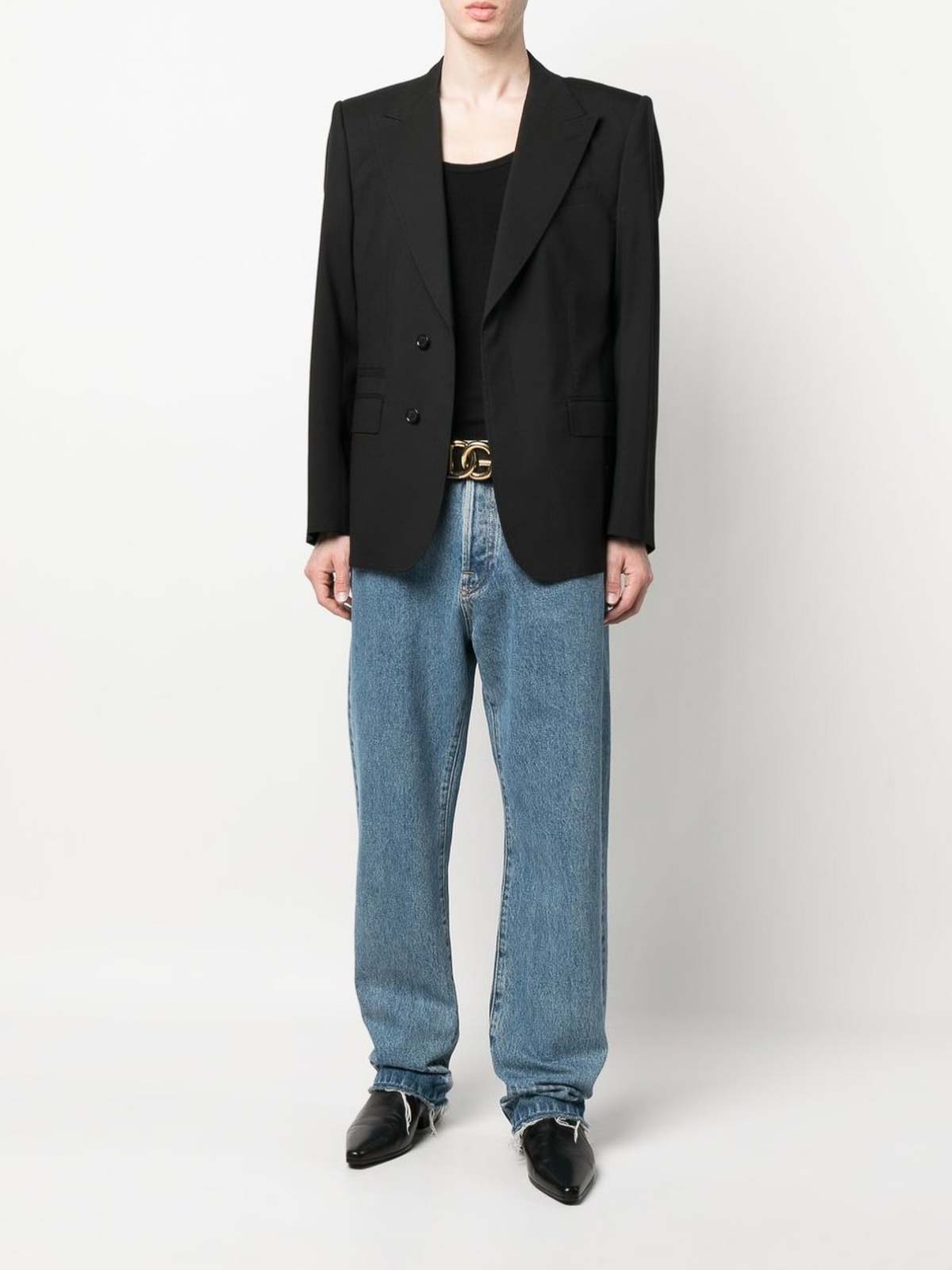 Shop Dolce & Gabbana Black 2-piece Suit