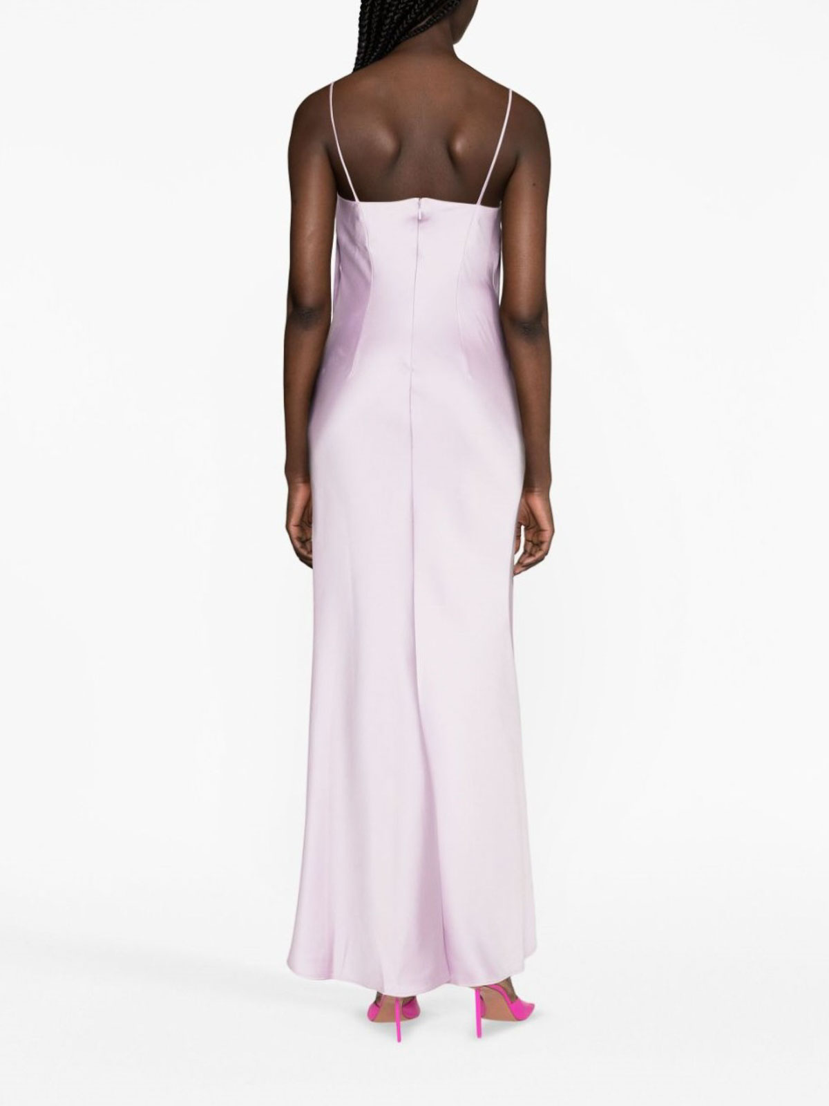 Pinko Isotono bow detail dress - Brown - Women | 101658Z345Y26