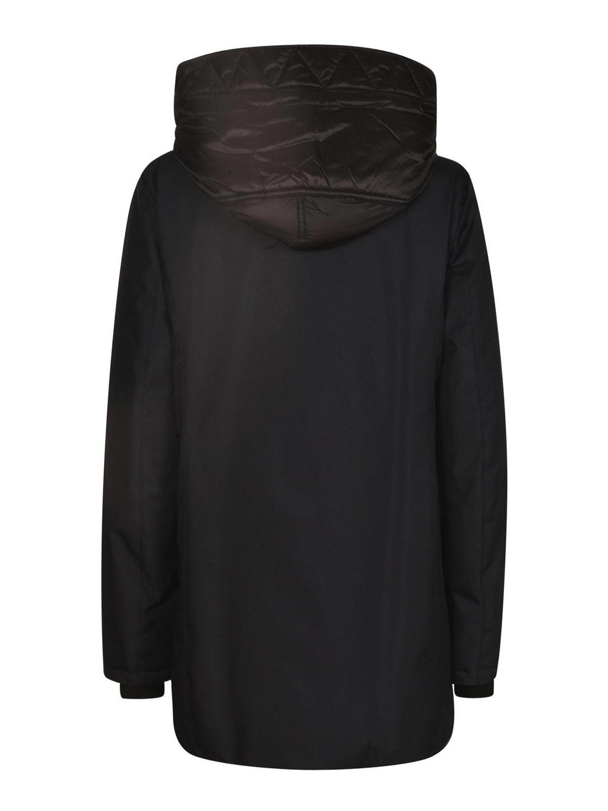Shop Fay Padded Coat In Black
