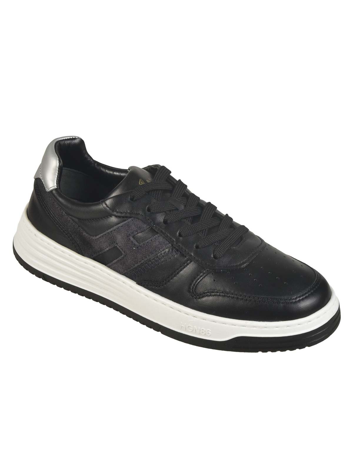 Shop Hogan H630 Sneakers In Black