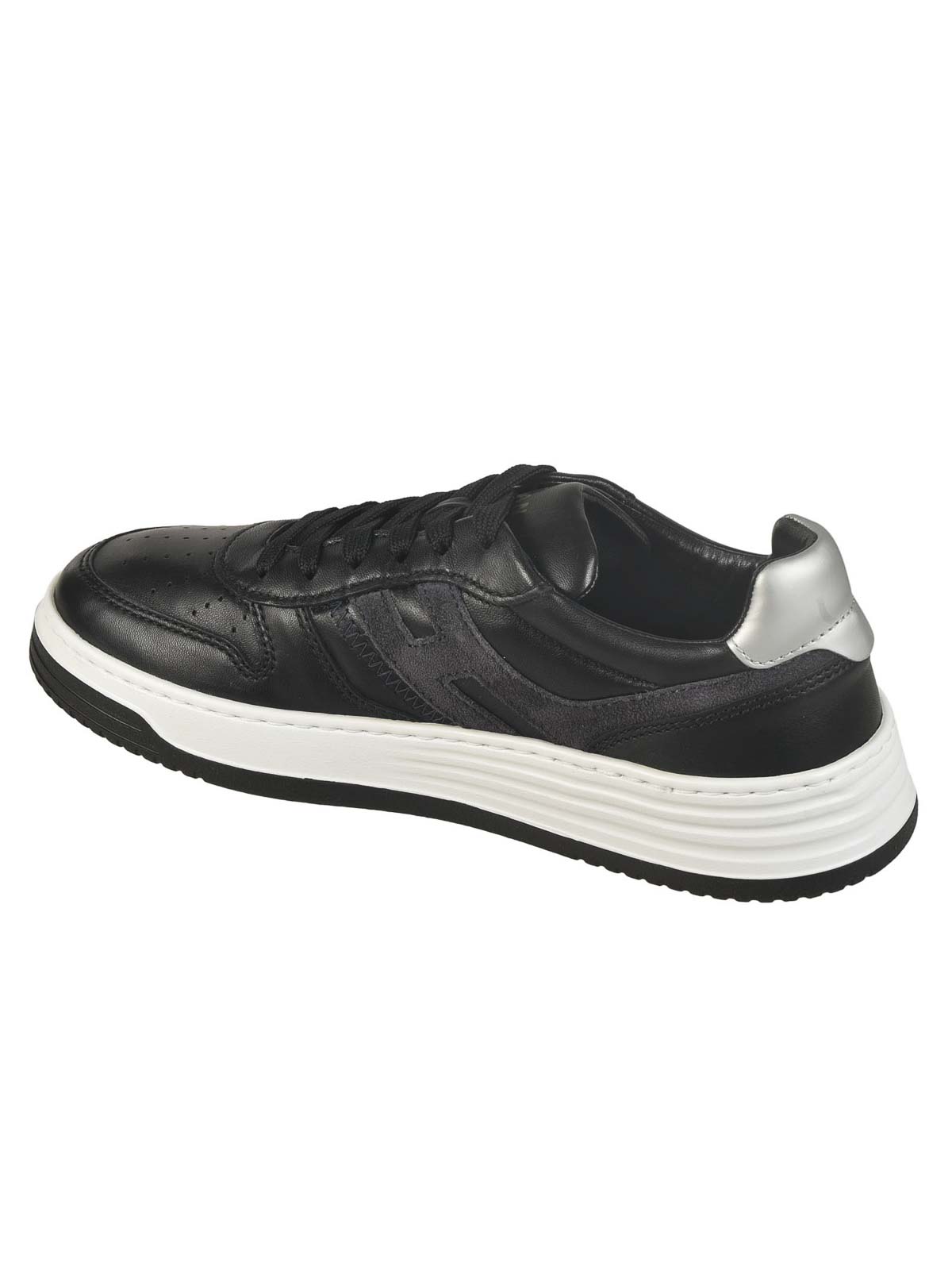 Shop Hogan H630 Sneakers In Black