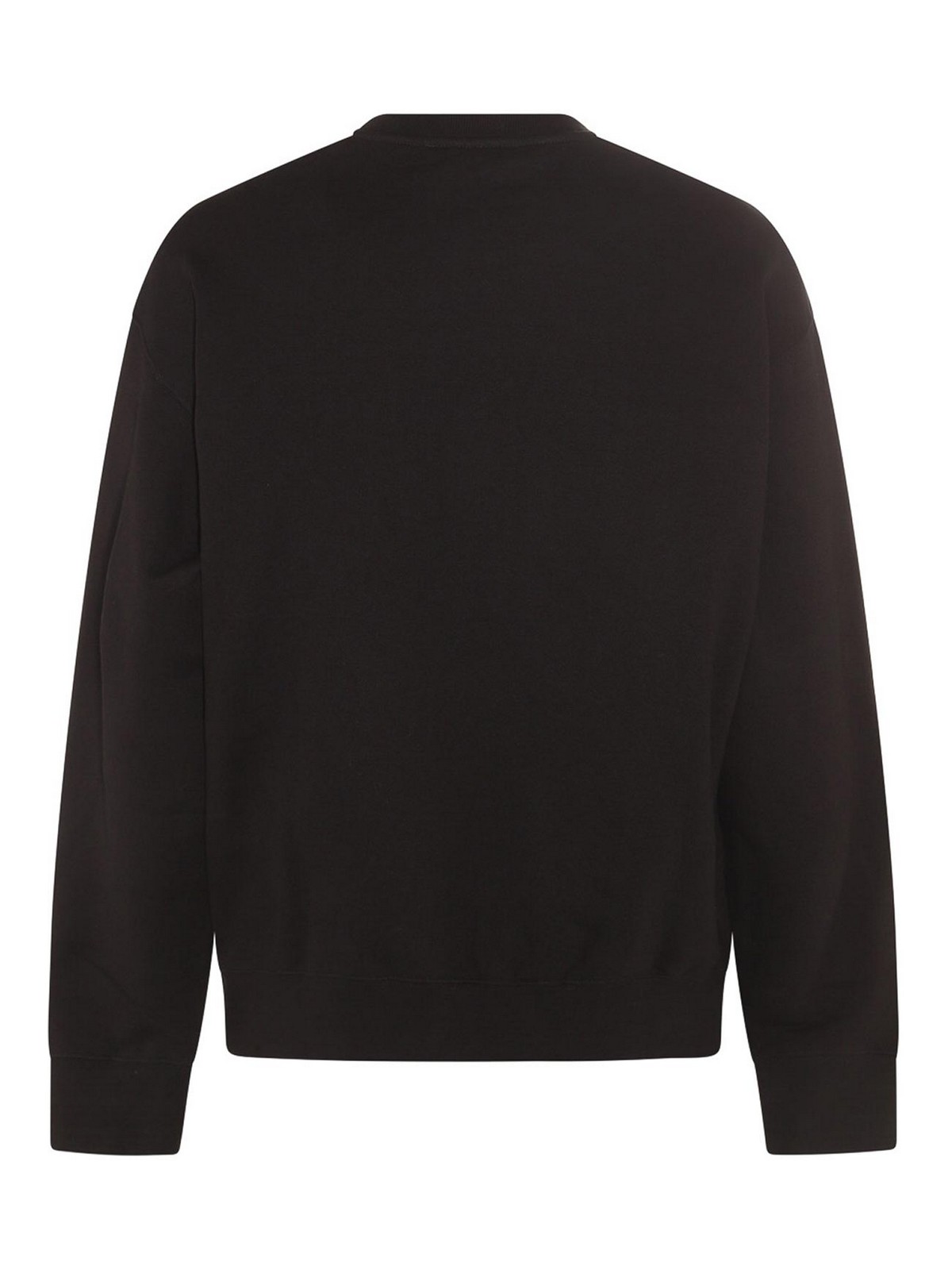 Shop Jil Sander Black Cotton Sweatshirt