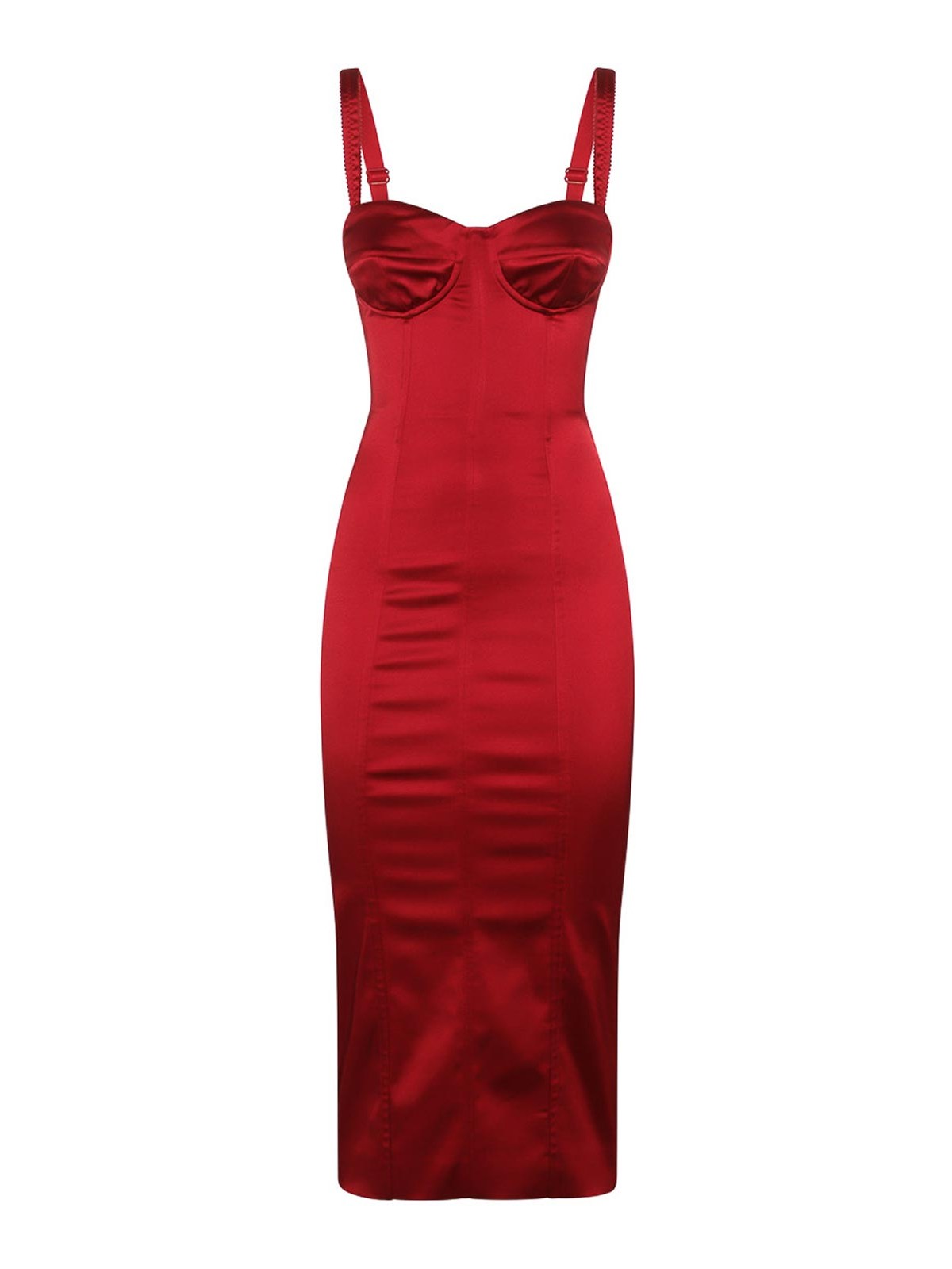 fitted lace wedding dress Red Bustier Corset Lace Bodycon Midi Dress